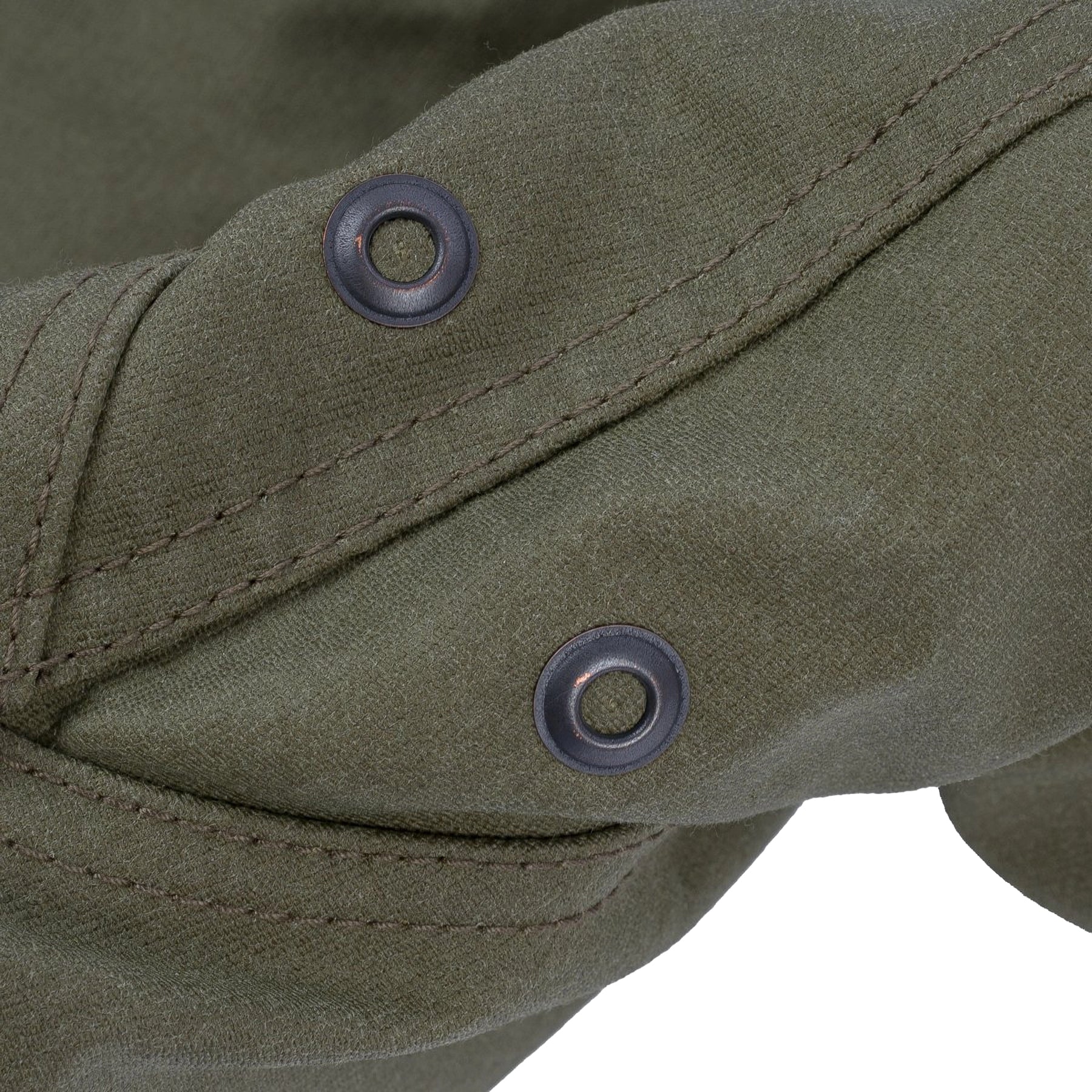 IHM-37-GRN Oiled Whipcord N1 Deck Jacket - Army Green