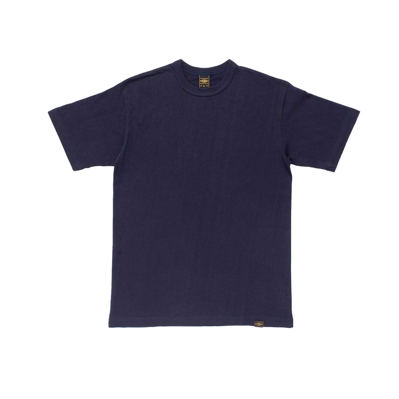 IHT-1610L-NAV - 6.5oz Loopwheel Crew Neck T-Shirt With Longer Body - Navy