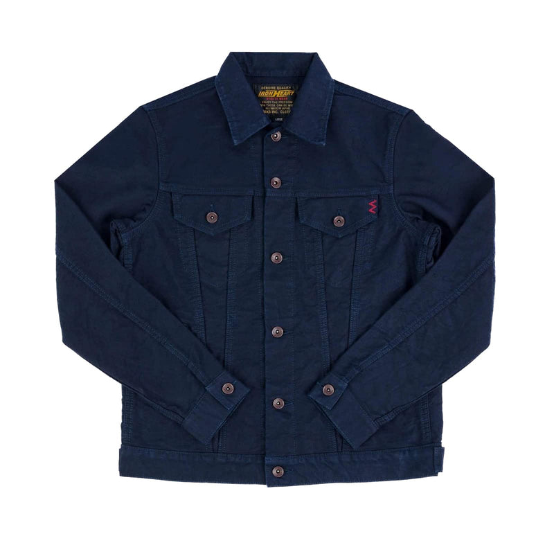 Iron Heart IHJ-121-IND - 12oz Indigo Whipcord Modified Type III Indigo