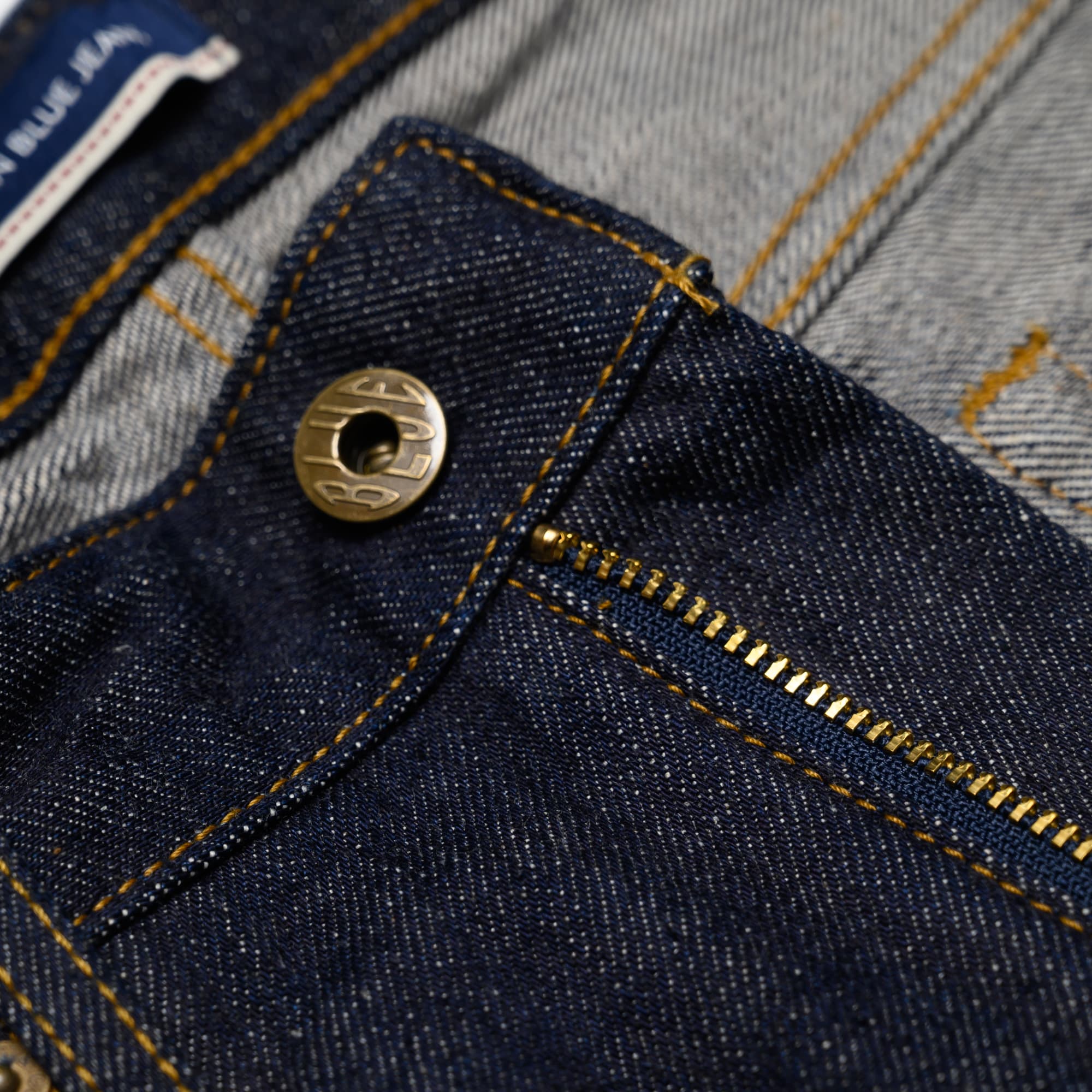 J204 12.5oz Africa Cotton Tapered Selvedge Jeans