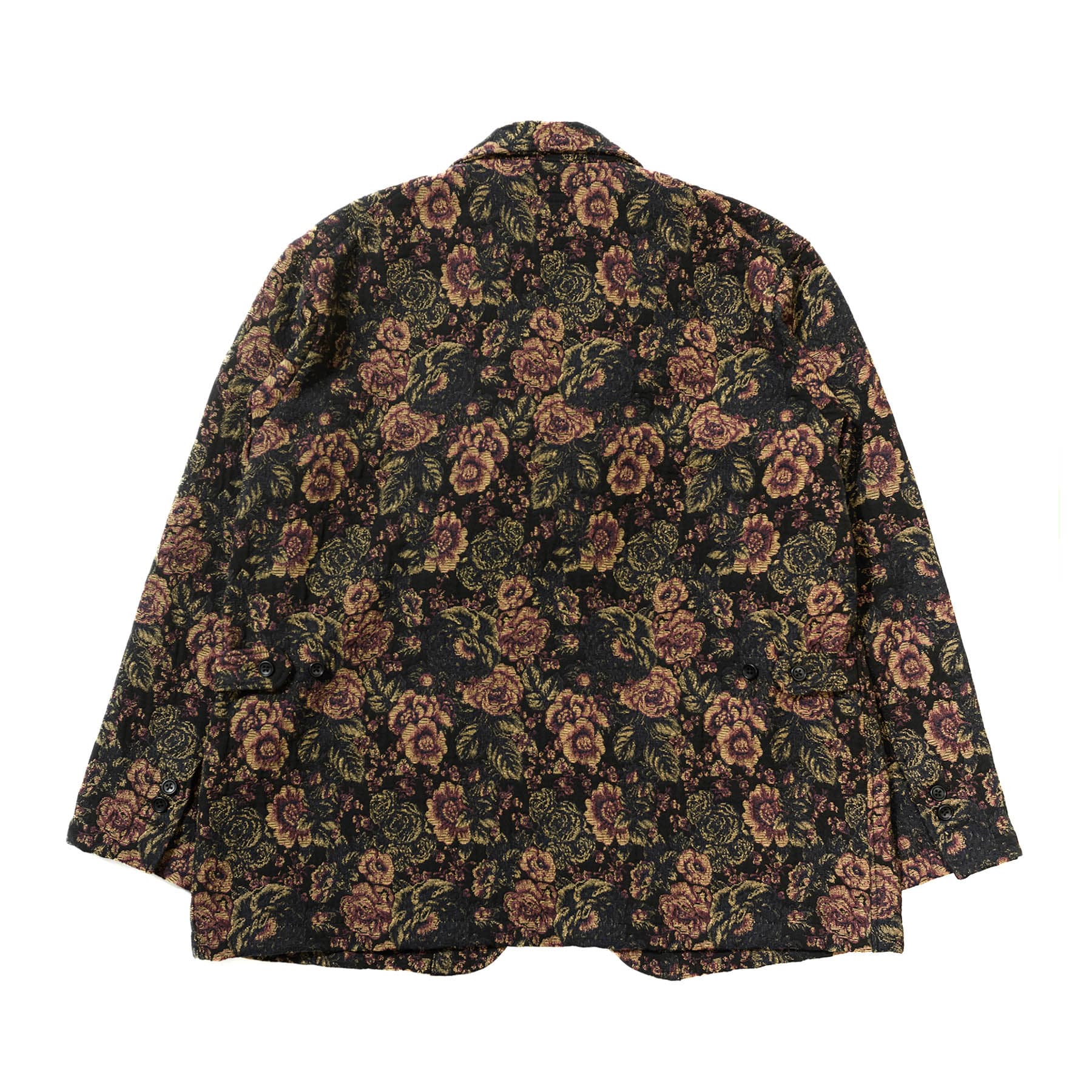 Engineered Garments Loiter Jacket Black/Gold CP Floral Jacquard 