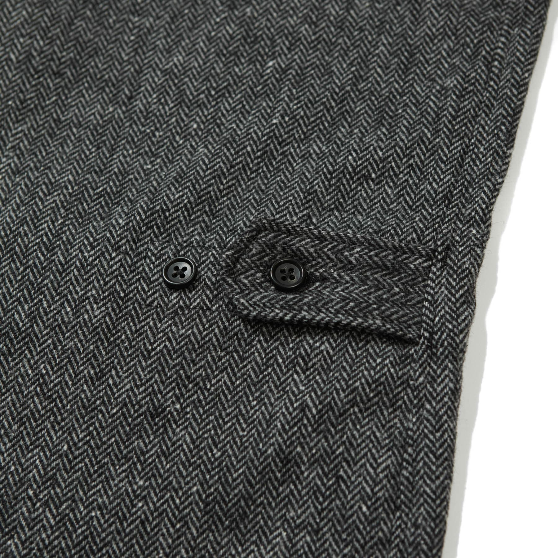 Loiter Jacket - Grey Poly Wool Herringbone