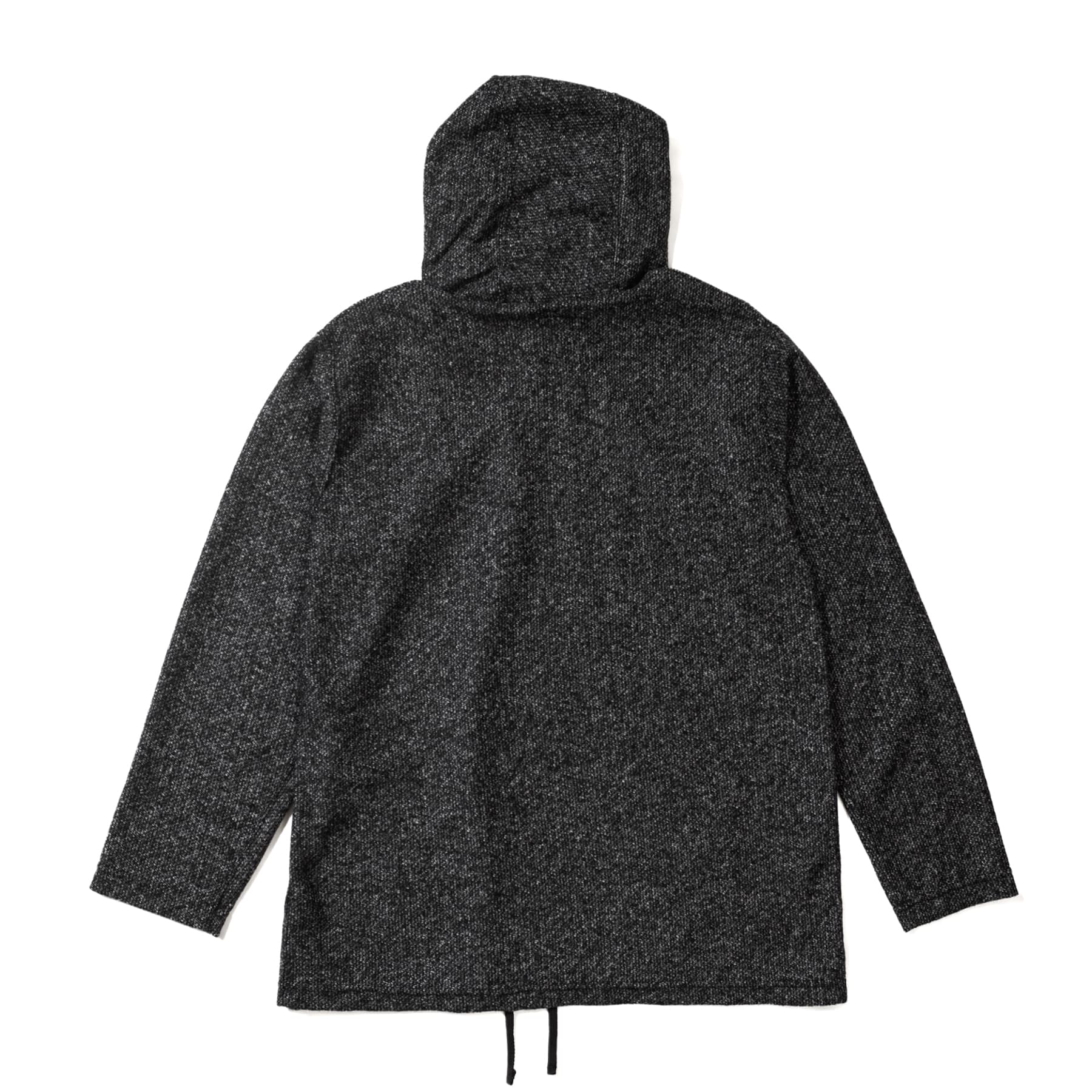 Engineered Garments Long Sleeve Hoody Charcoal Wool Poly Melange 