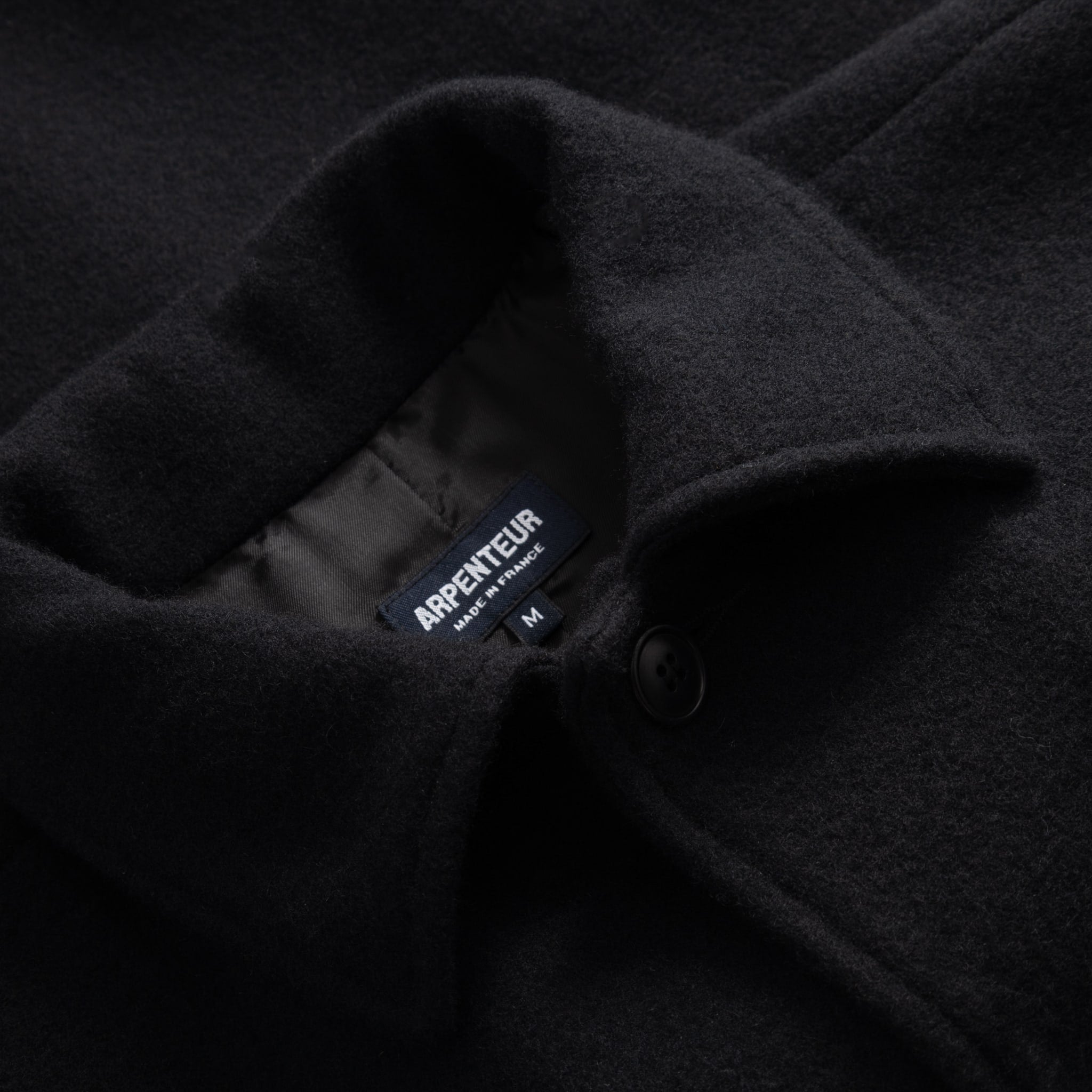 Lux J' 120s Shaggy Wool Jacket - Black