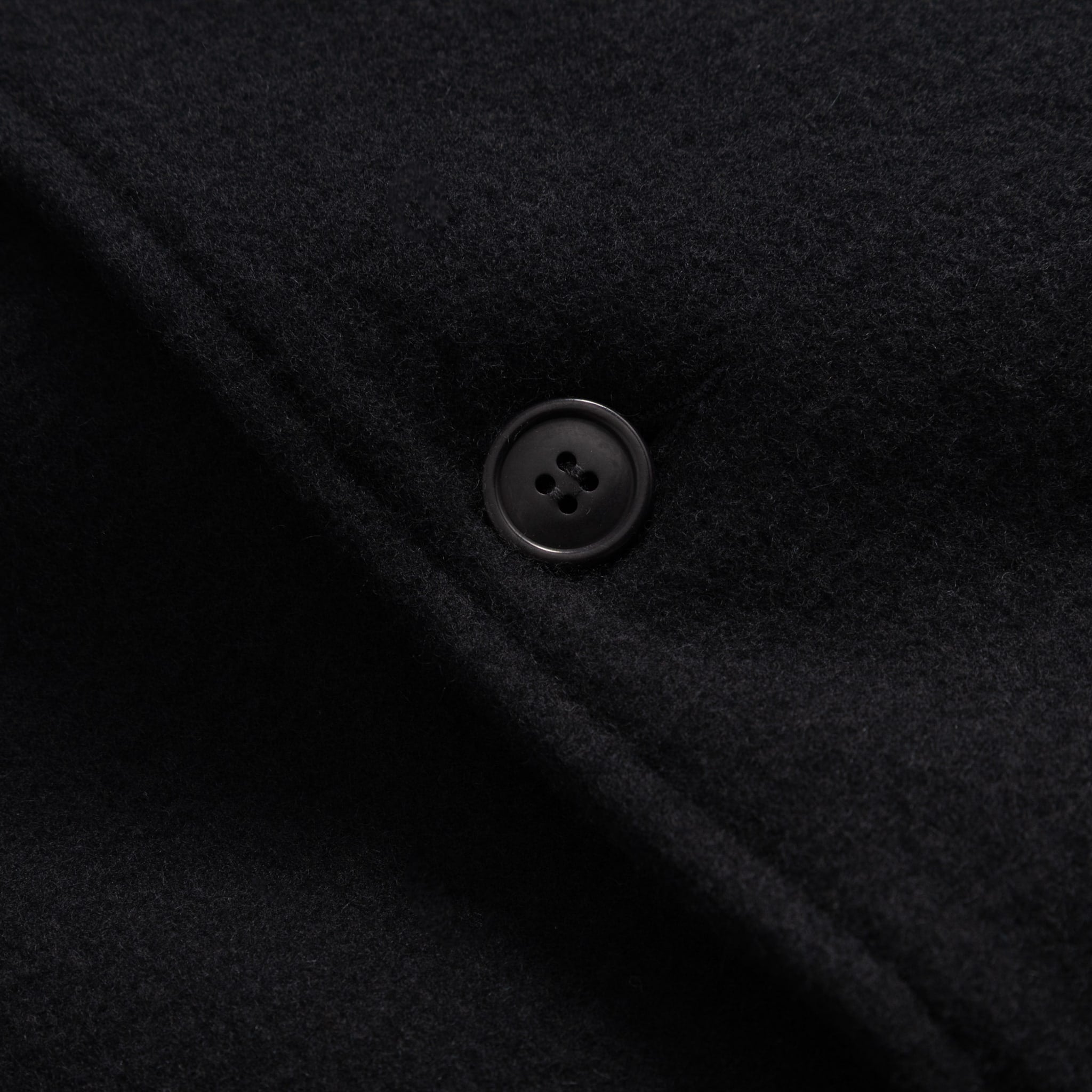 Lux J' 120s Shaggy Wool Jacket - Black