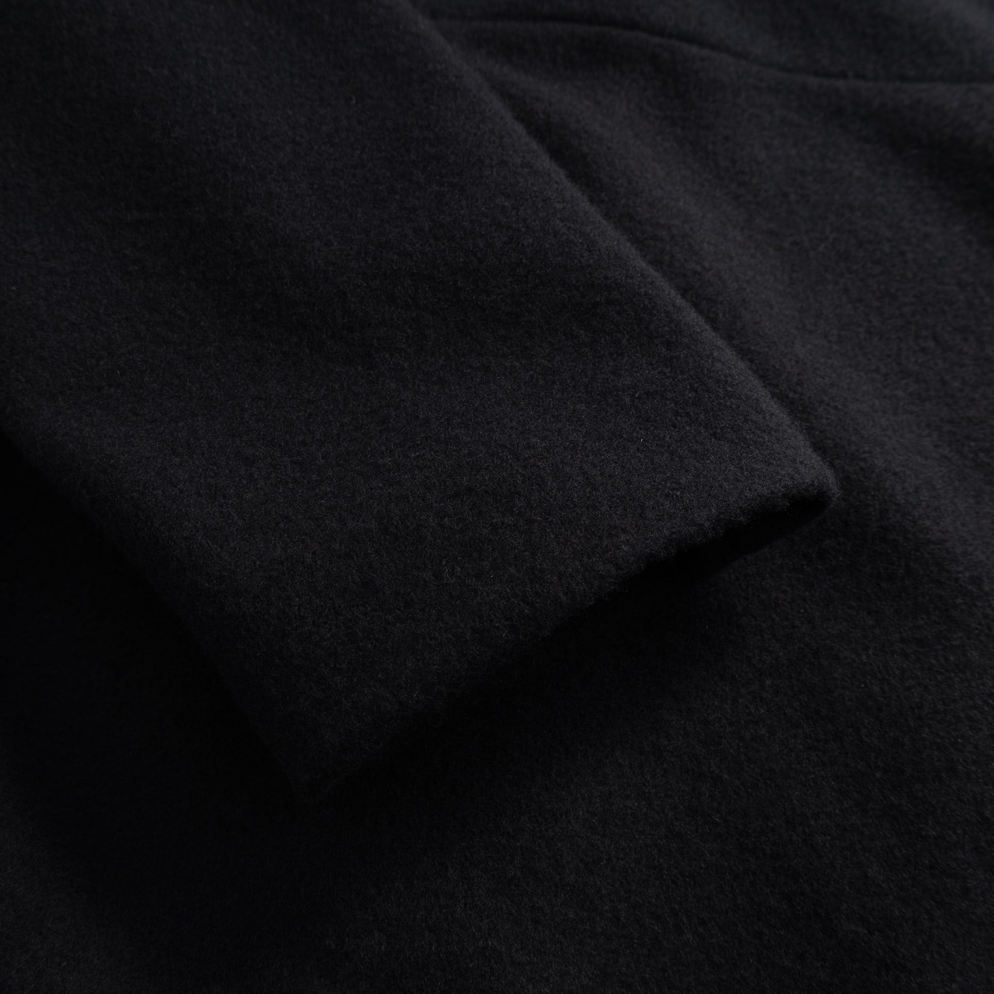 Lux J' 120s Shaggy Wool Jacket - Black