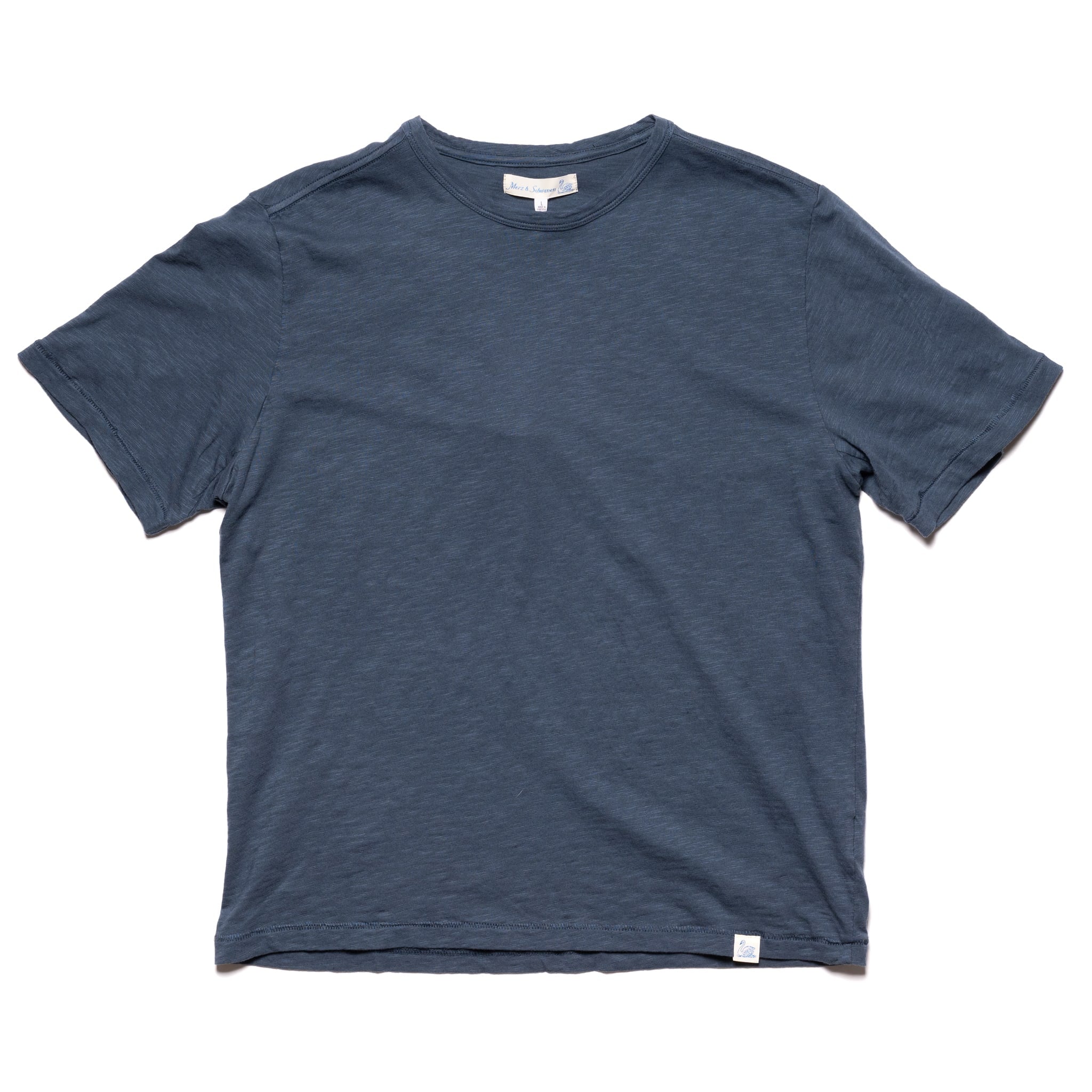 SCT04.65 Slub Pima Cotton T-Shirt - Denim