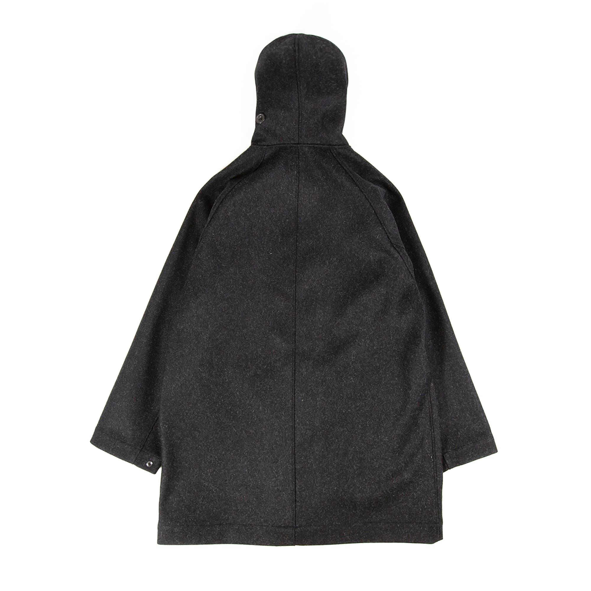Mevi Coat - Wool Melton - Charcoal