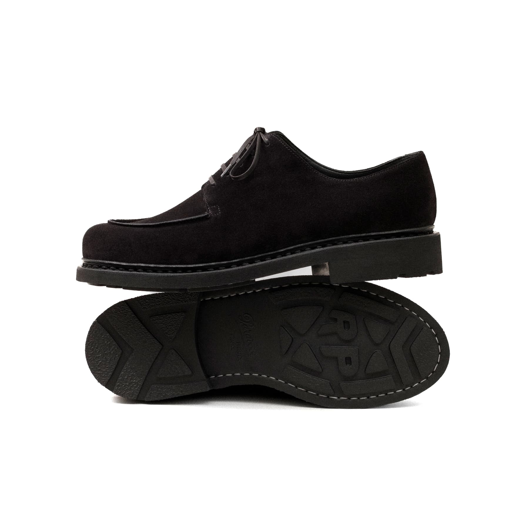 Mirage Suede Leather - Black [Paraboot for Arpenteur]
