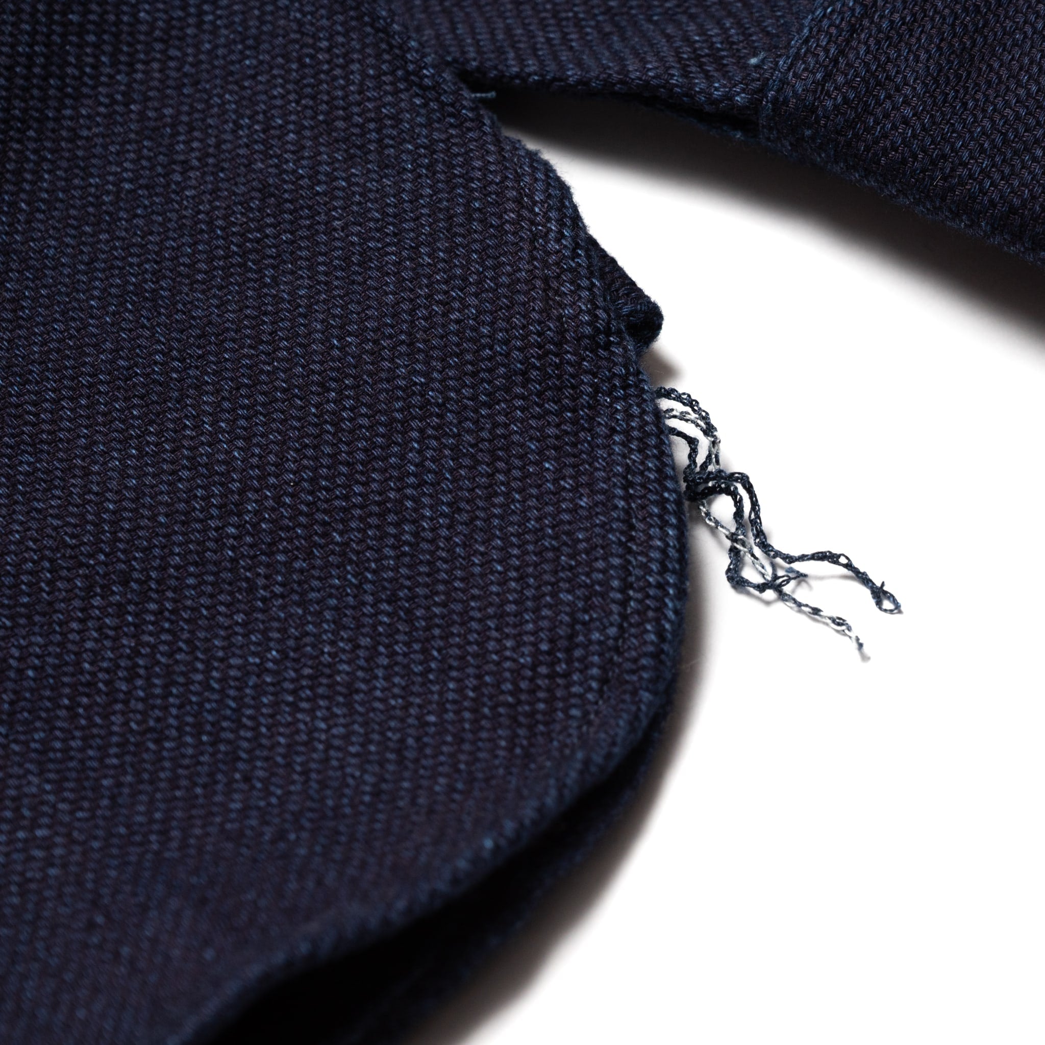 MZLS1070 Work Shirt Heavyweight Indigo Sashiko Dobby
