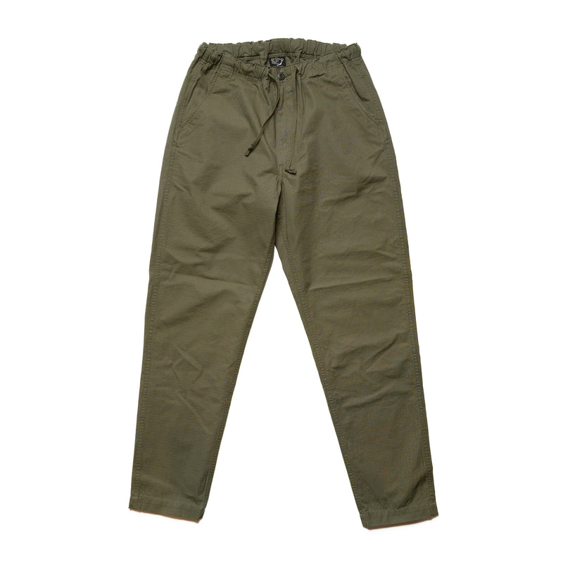 orSlow New Yorker Pant Army Green Ripstop Front