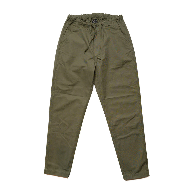 orSlow New Yorker Pant Army Green Ripstop Front