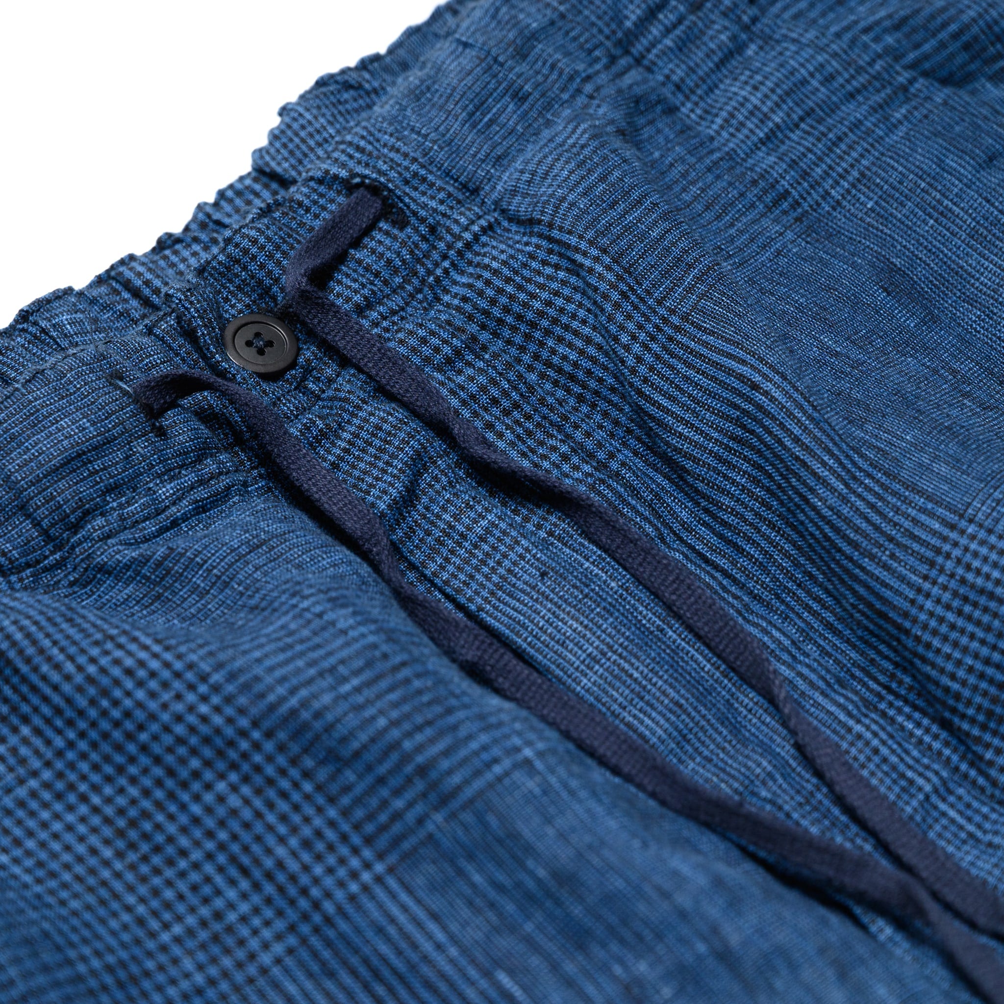 Wide Fit New Yorker Pant - Indigo Check