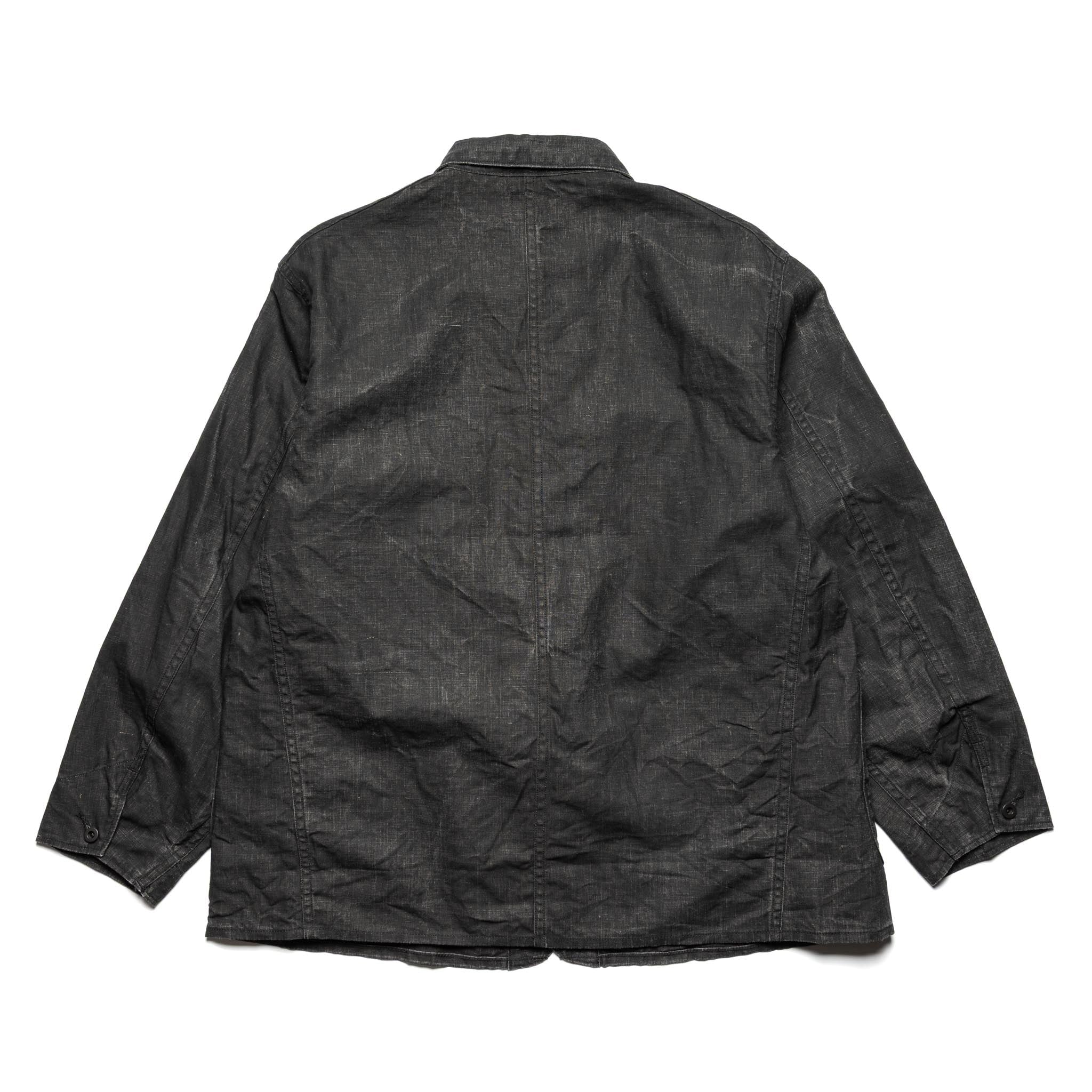 orSlow 01-6250-61 WWII 40's Sumi Coated Linen Coverall Black