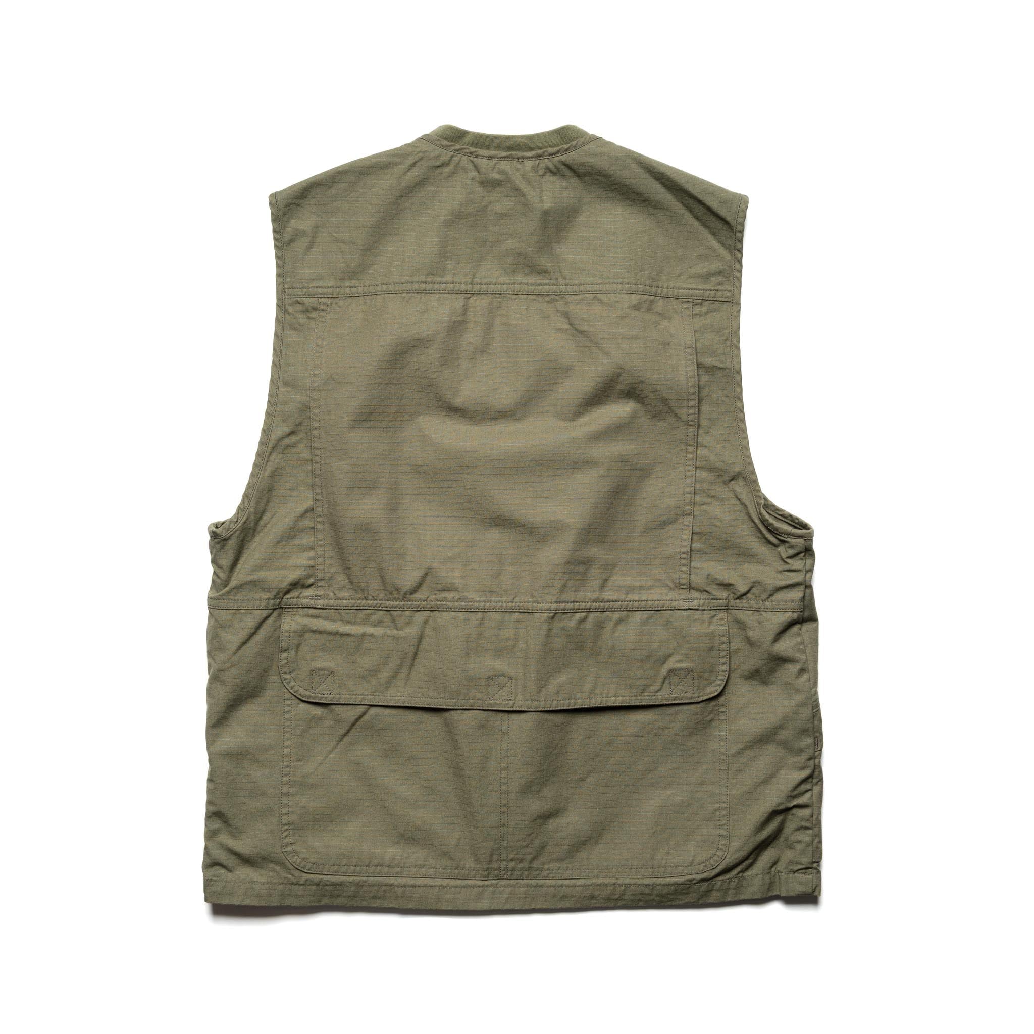 orSlow 01-9020-76 Utility Vest Army Green | BlackBlue