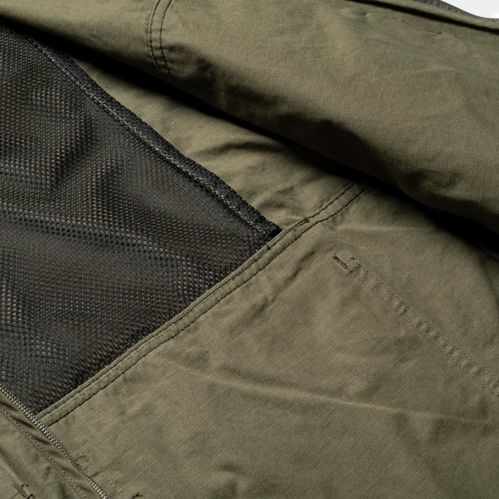 orSlow 01-9020-76 Utility Vest Army Green | BlackBlue