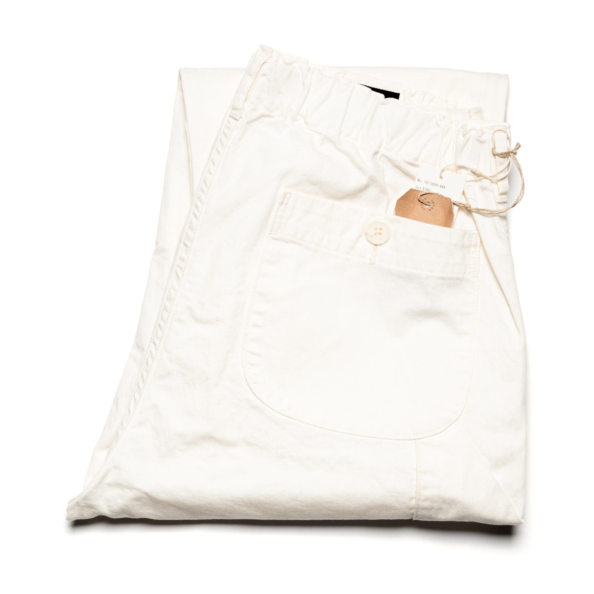 orSlow 03-5000-66 French Work Pants Ecru | BlackBlue