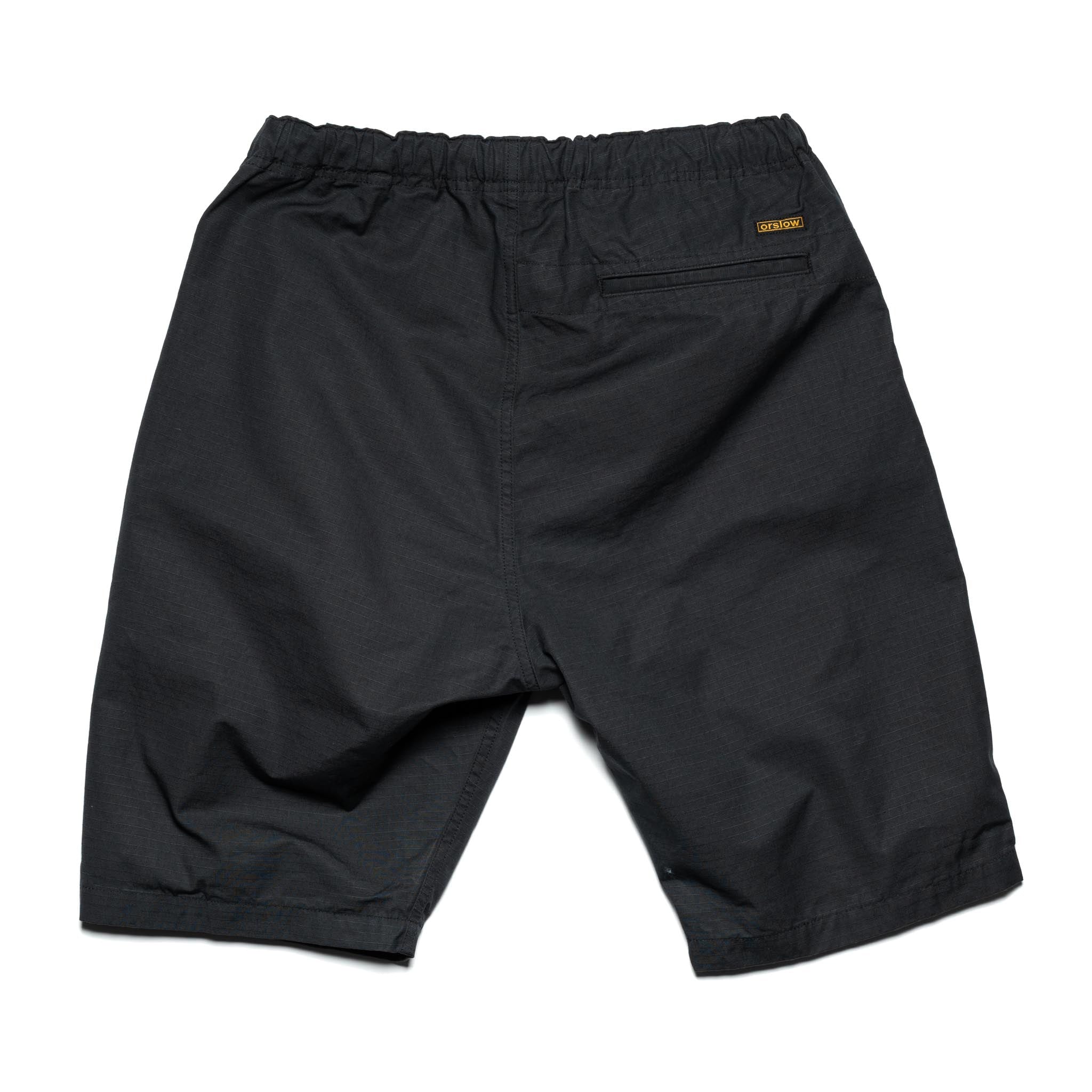 orSlow 03-7022-02 New Yorker Shorts Ripstop Sumi Black | BlackBlue