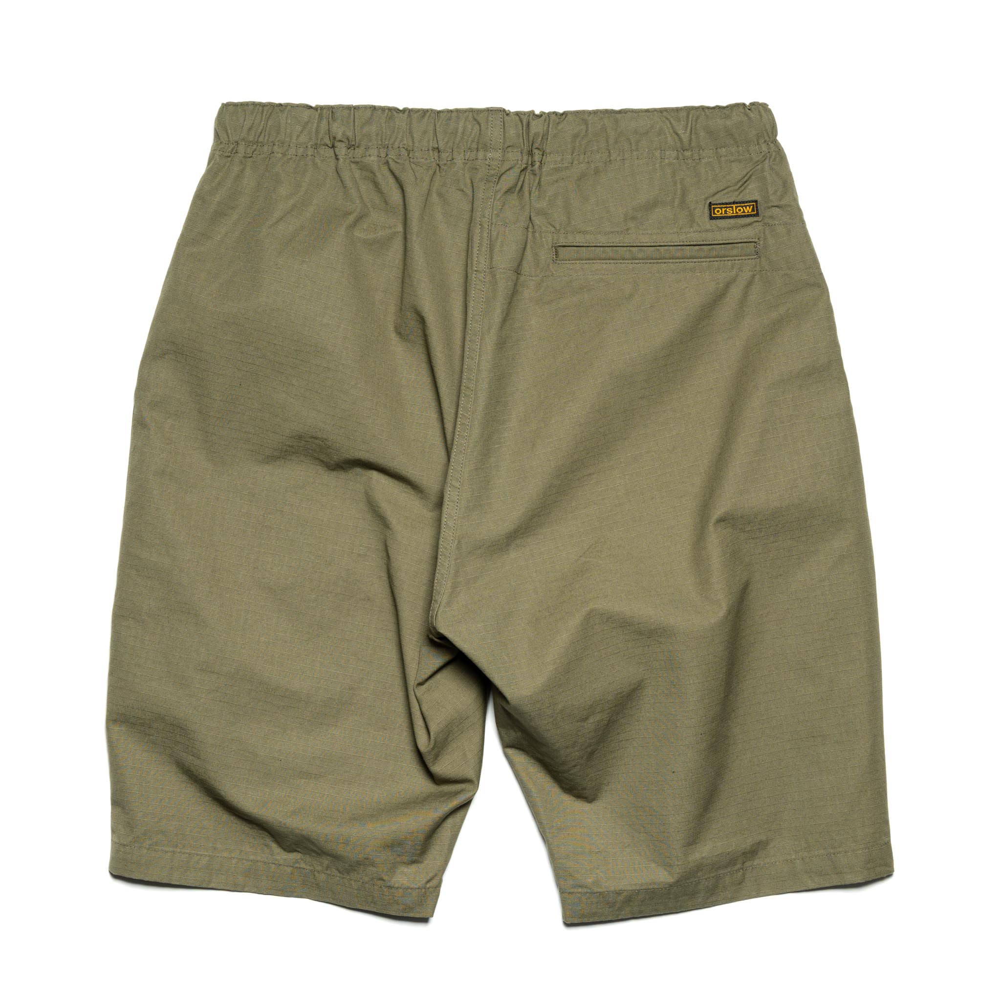 orSlow 03-7022-76 New Yorker Shorts Ripstop Army Green | BlackBlue