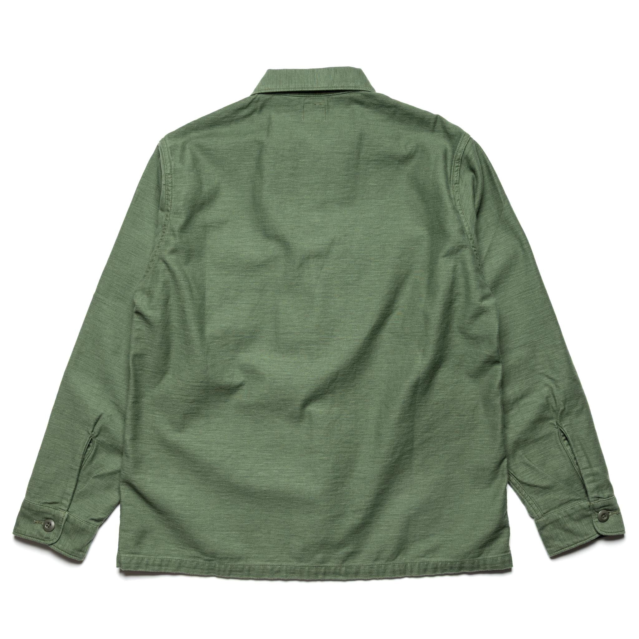 orSlow 03-8045-16 U.S. Army Fatigue Shirt Green | BlackBlue