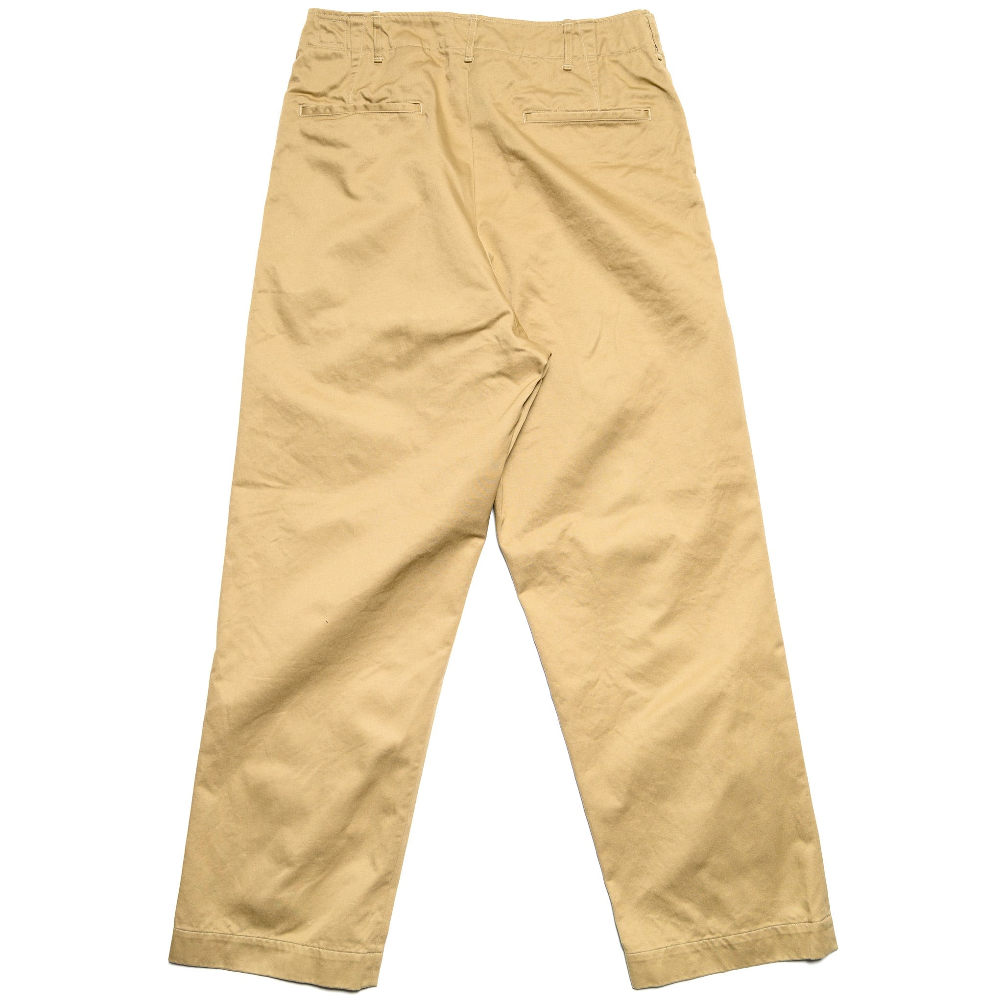 Vintage Fit Army Trousers - Dark Khaki