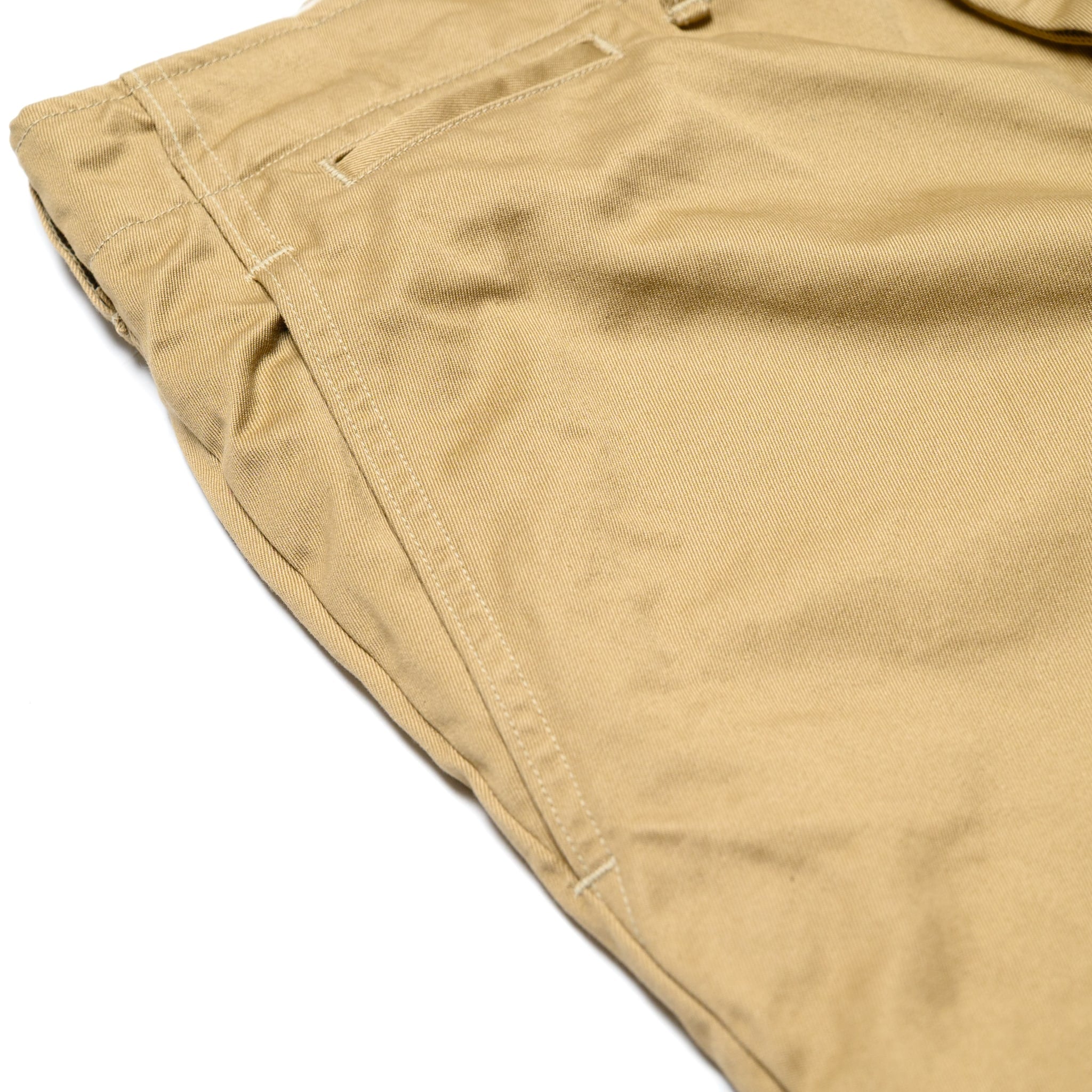 Vintage Fit Army Trousers - Dark Khaki