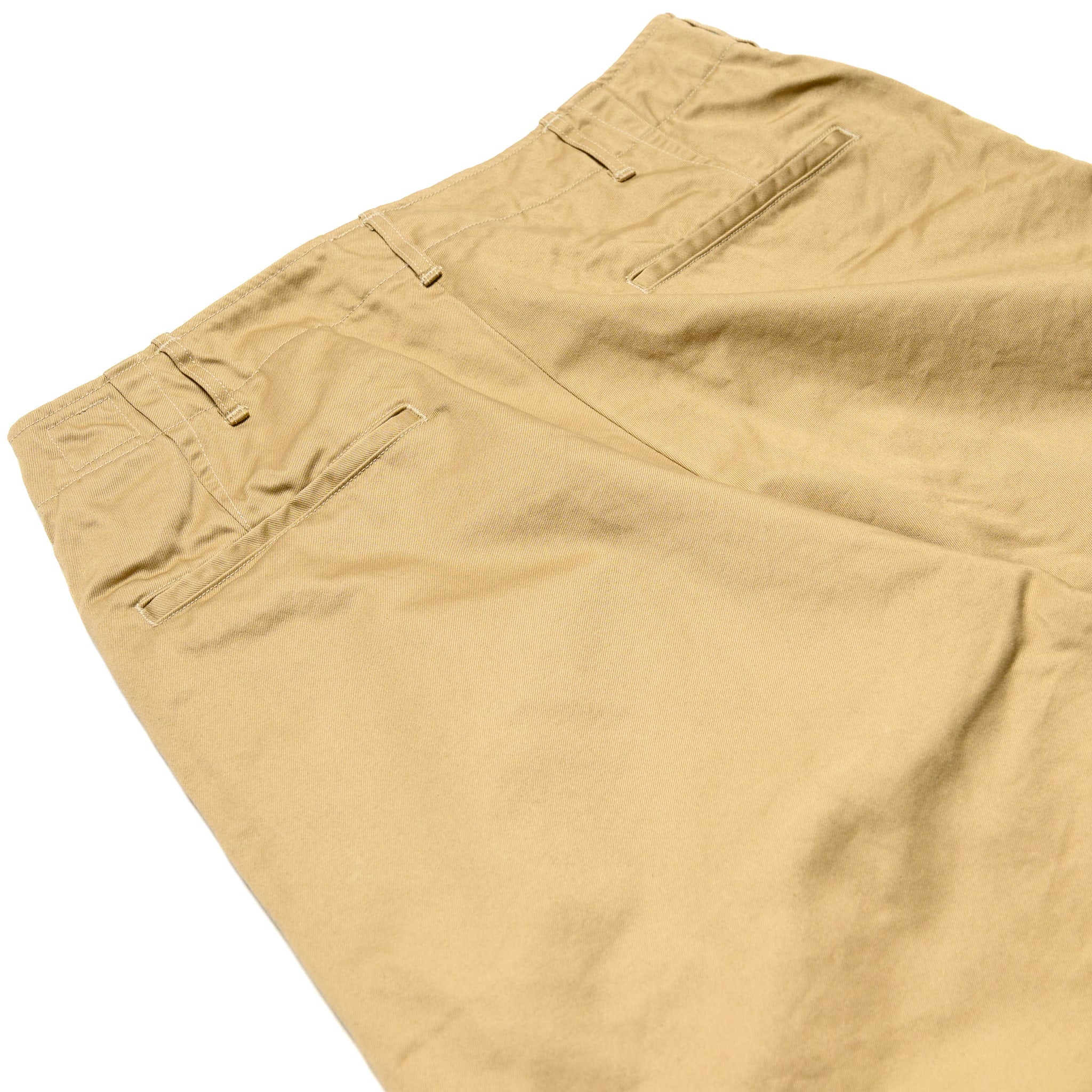 Vintage Fit Army Trousers - Dark Khaki