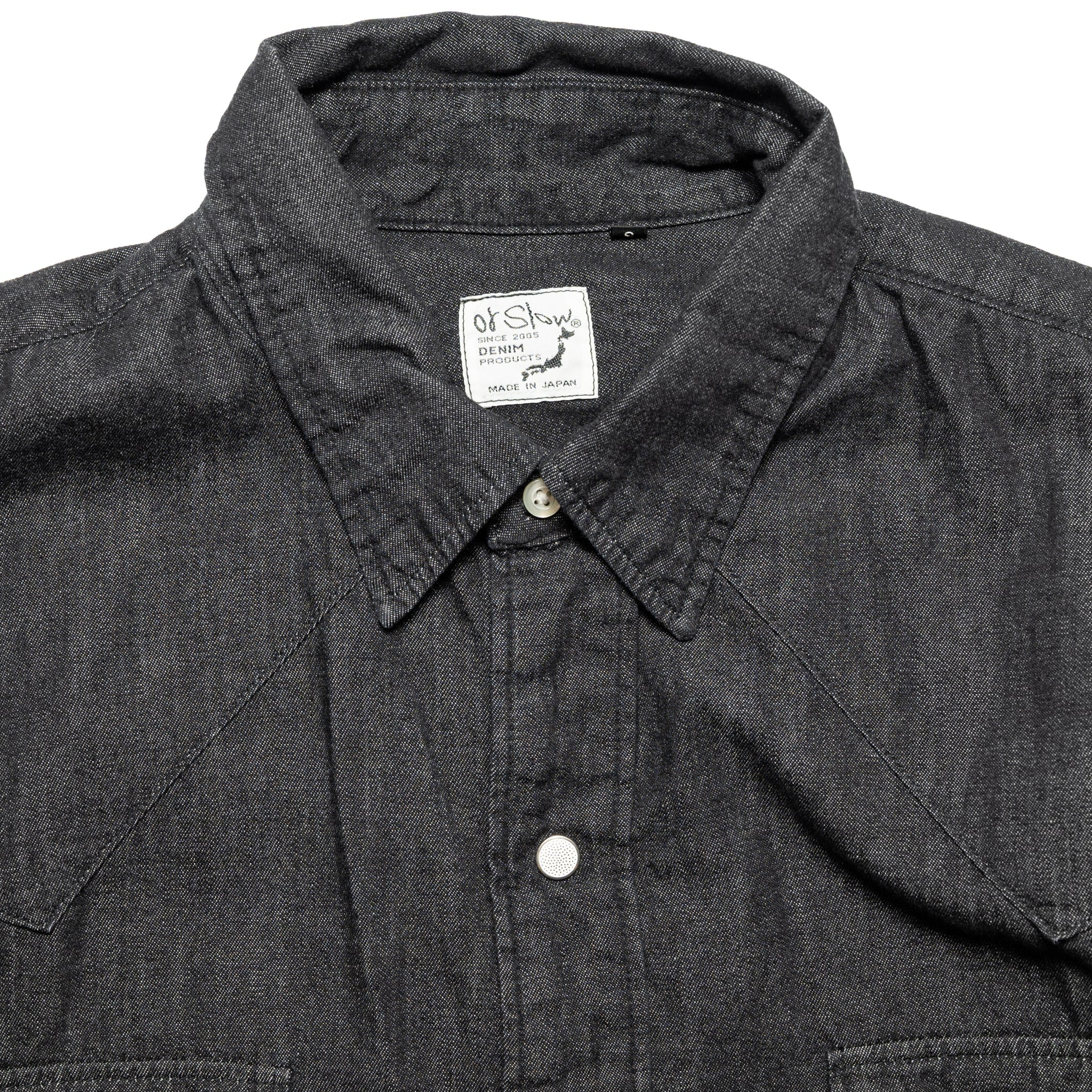 Black Denim Western Shirt