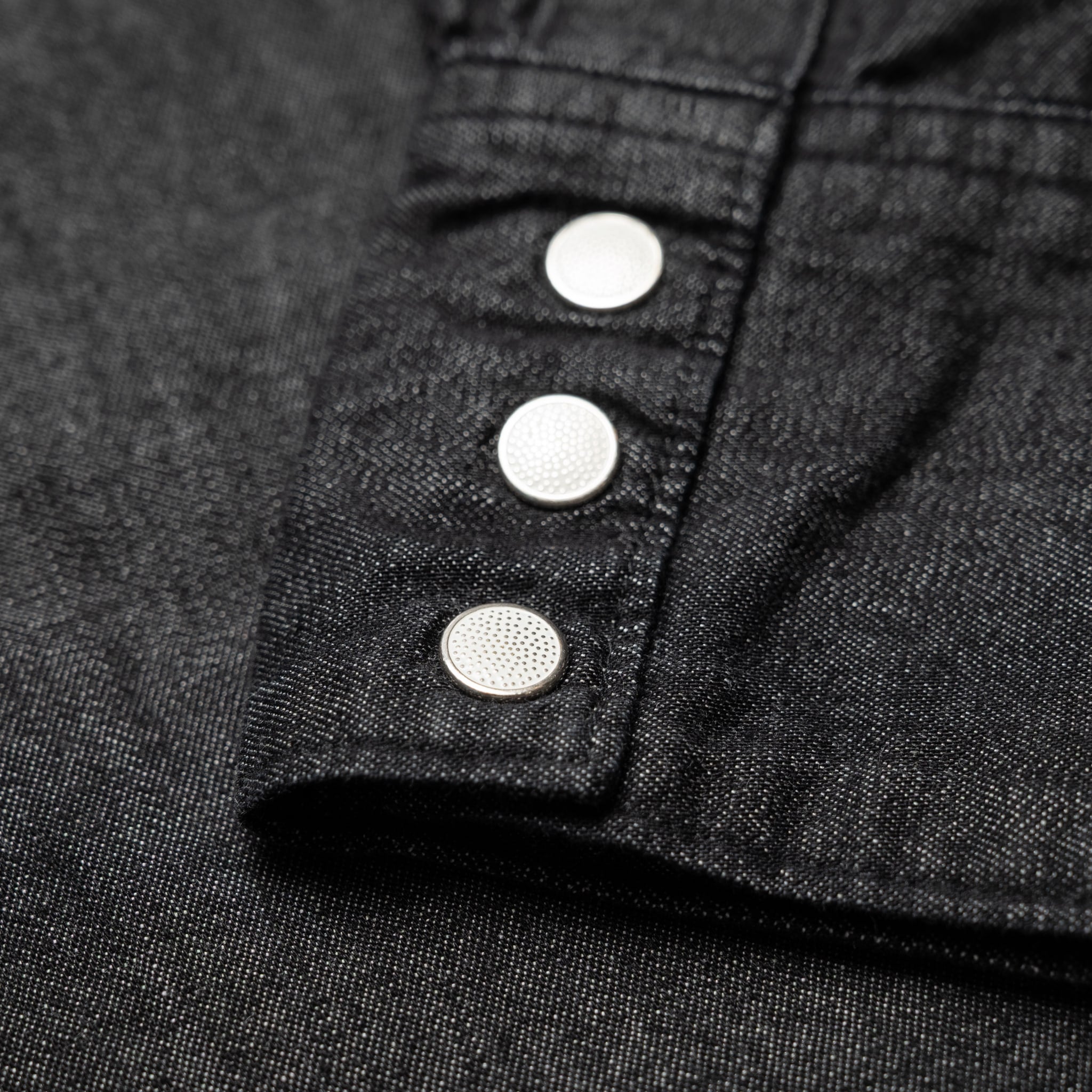 Black Denim Western Shirt