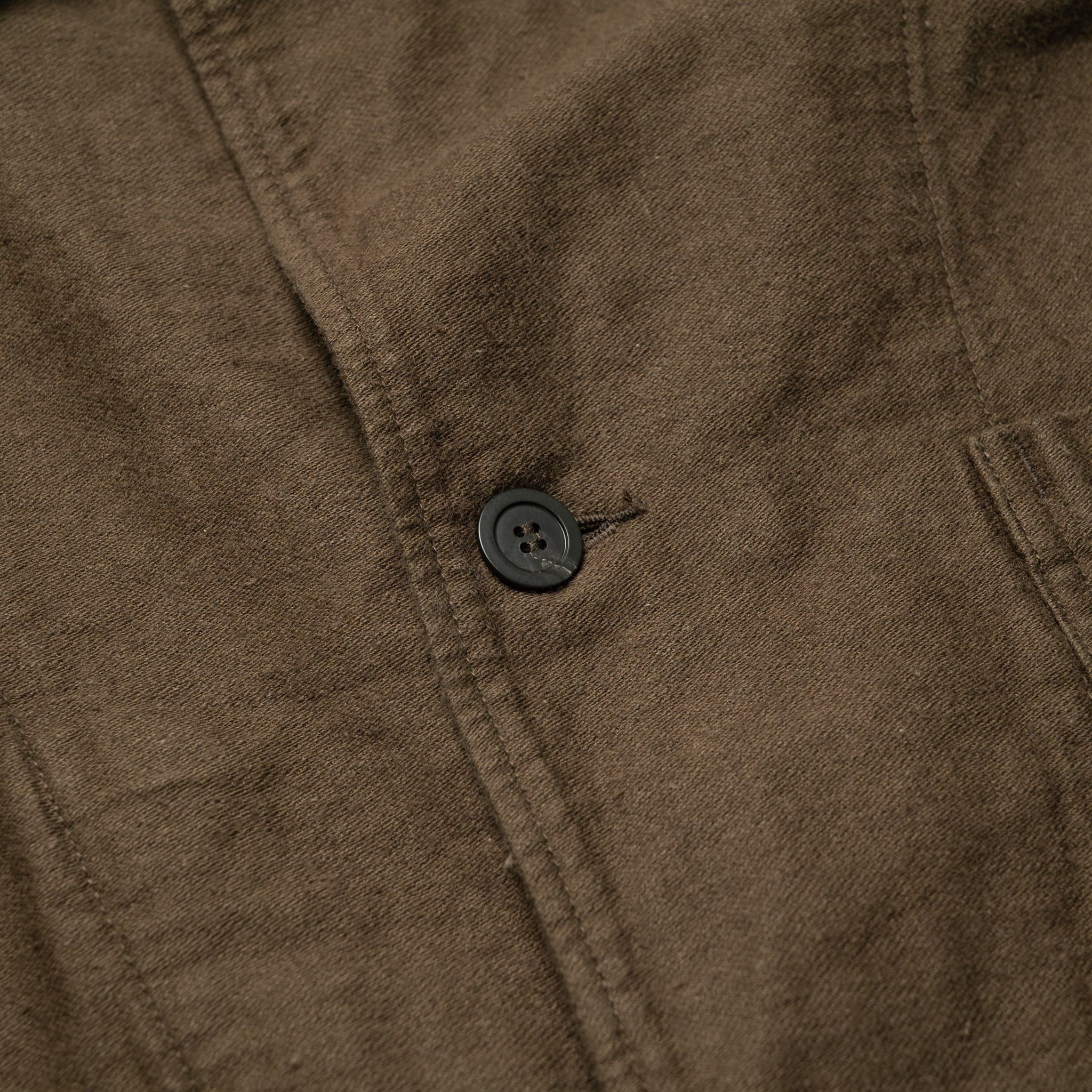 CL Moleskin Relax Fit Simple Work Jacket - Coffee Brown