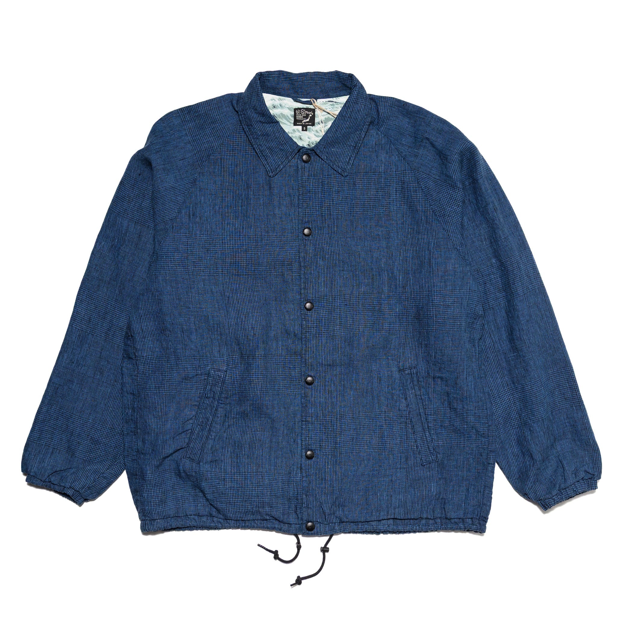 Coach Jacket - Indigo Check