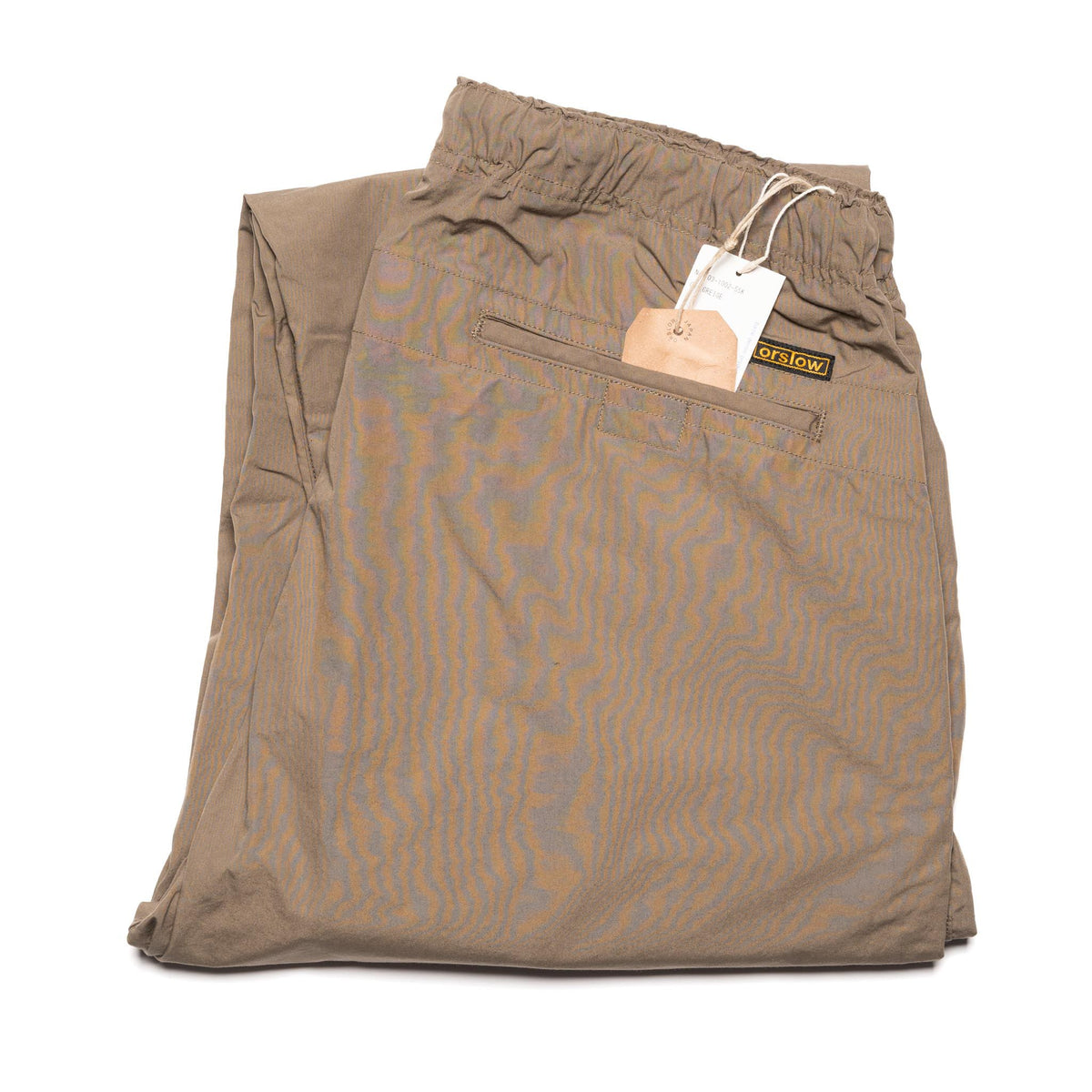 orSlow 03-1002-55 New Yorker Pant Typewriter Cloth Greige | BlackBlue