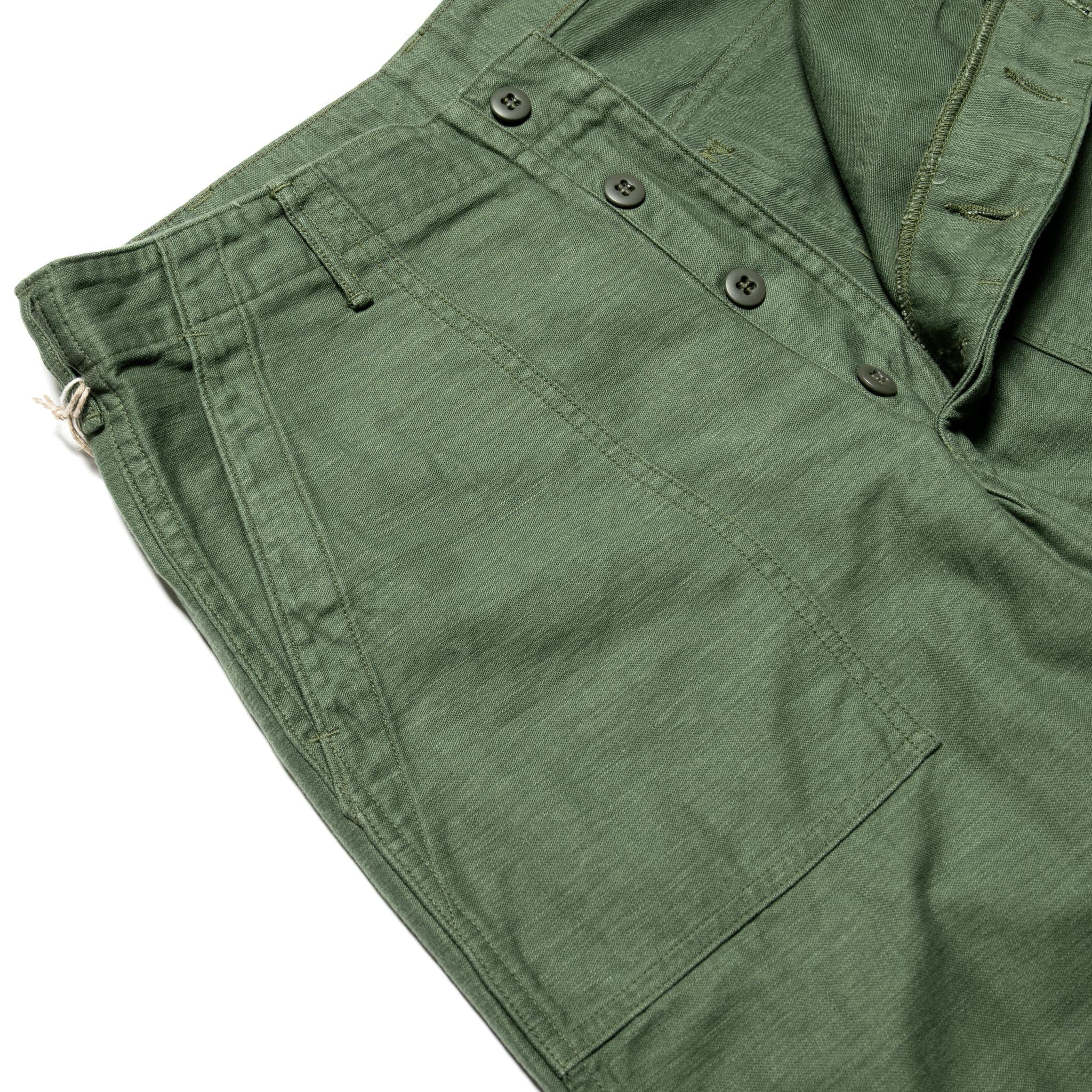 orSlow 01-5002-16 U.S. Army Fatigue Pants (Regular Fit) Green