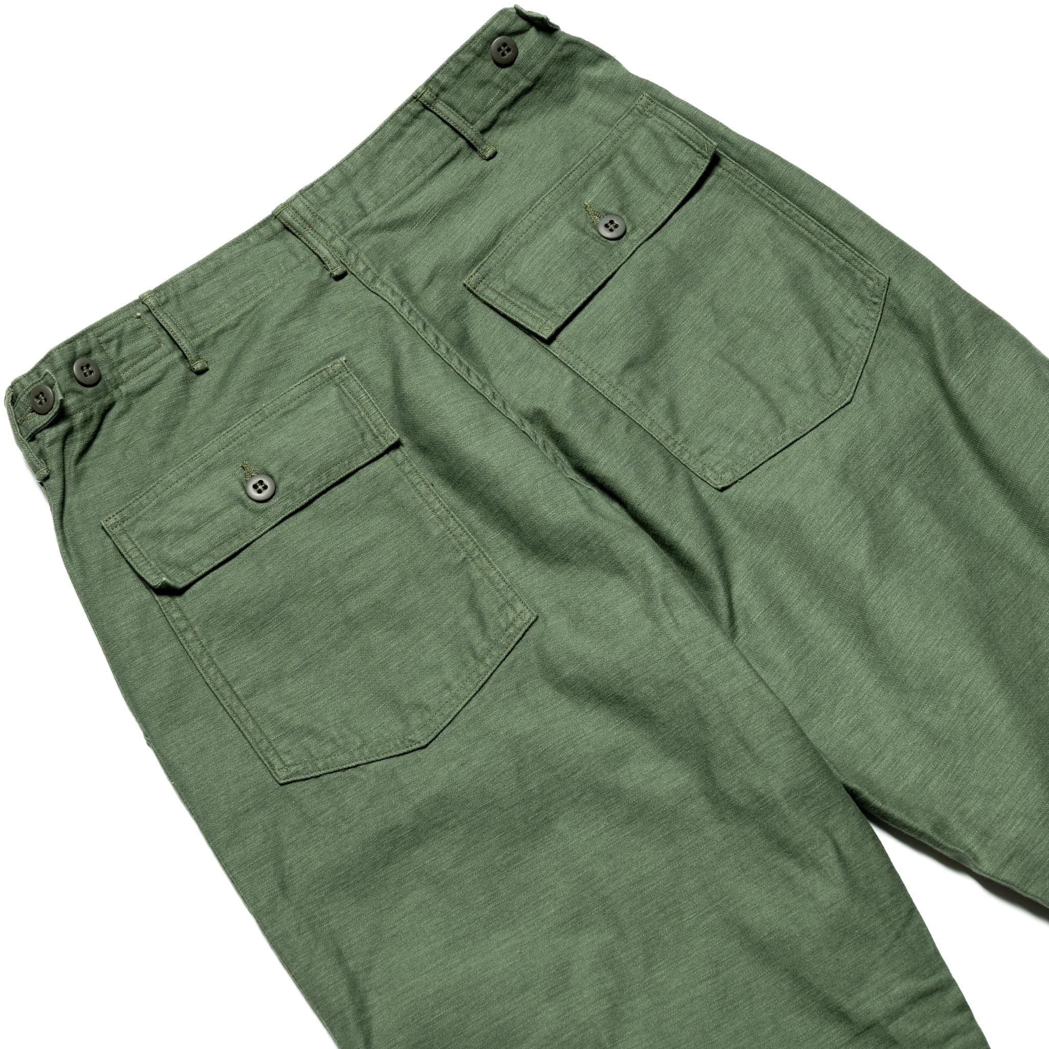 orSlow 01-5002-16 U.S. Army Fatigue Pants (Regular Fit) Green