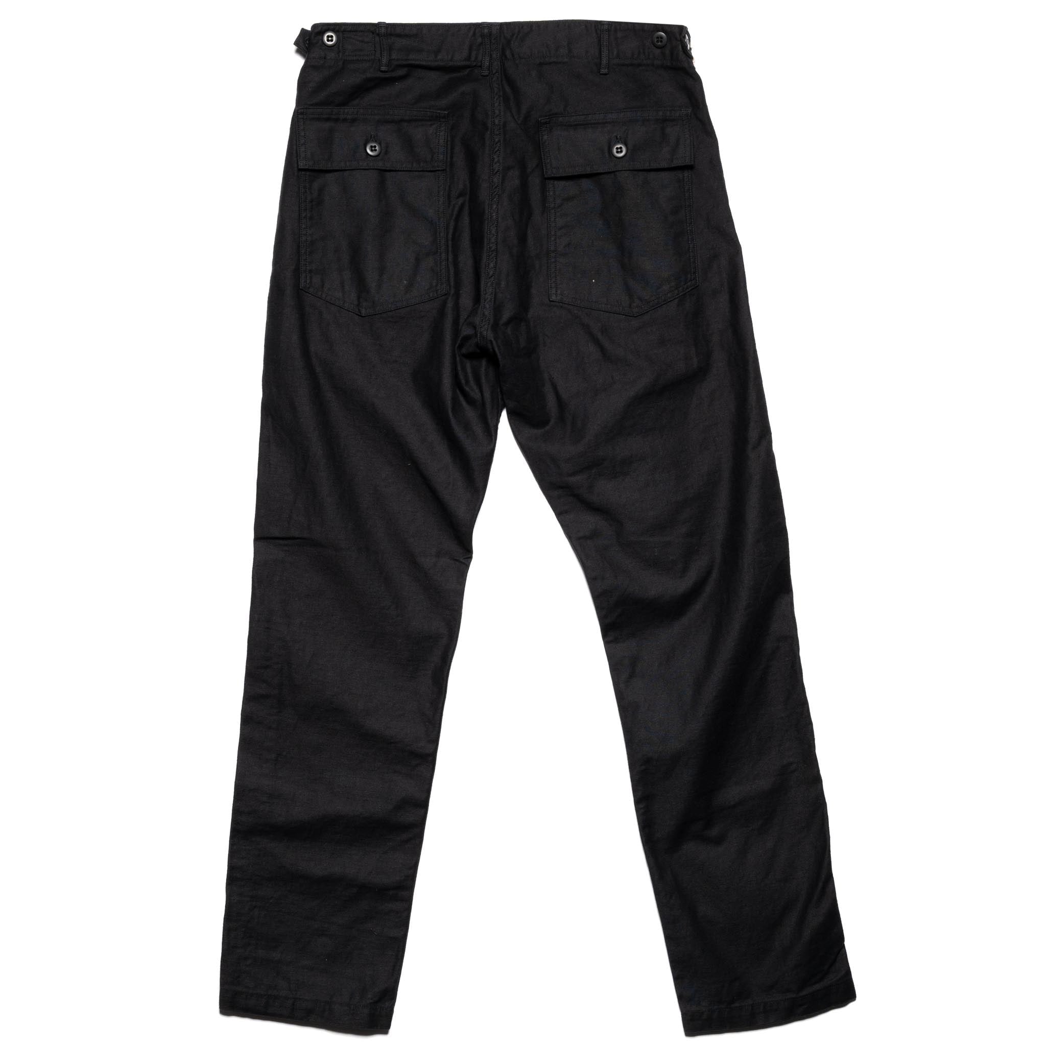 orSlow 01-5032-J61 Slim Fit Fatigue Pants Black | BlackBlue