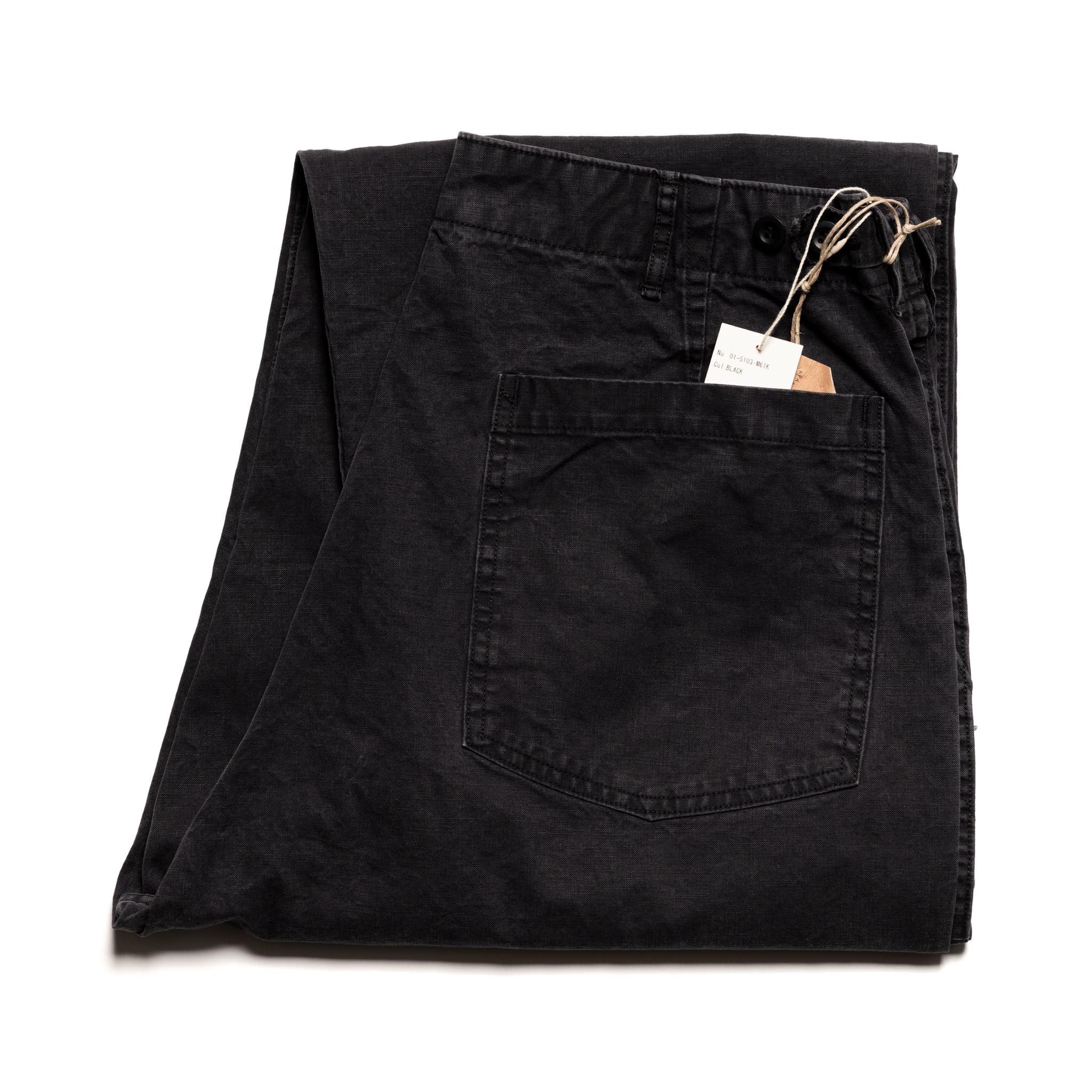 Summer Fatigue Pants - Black