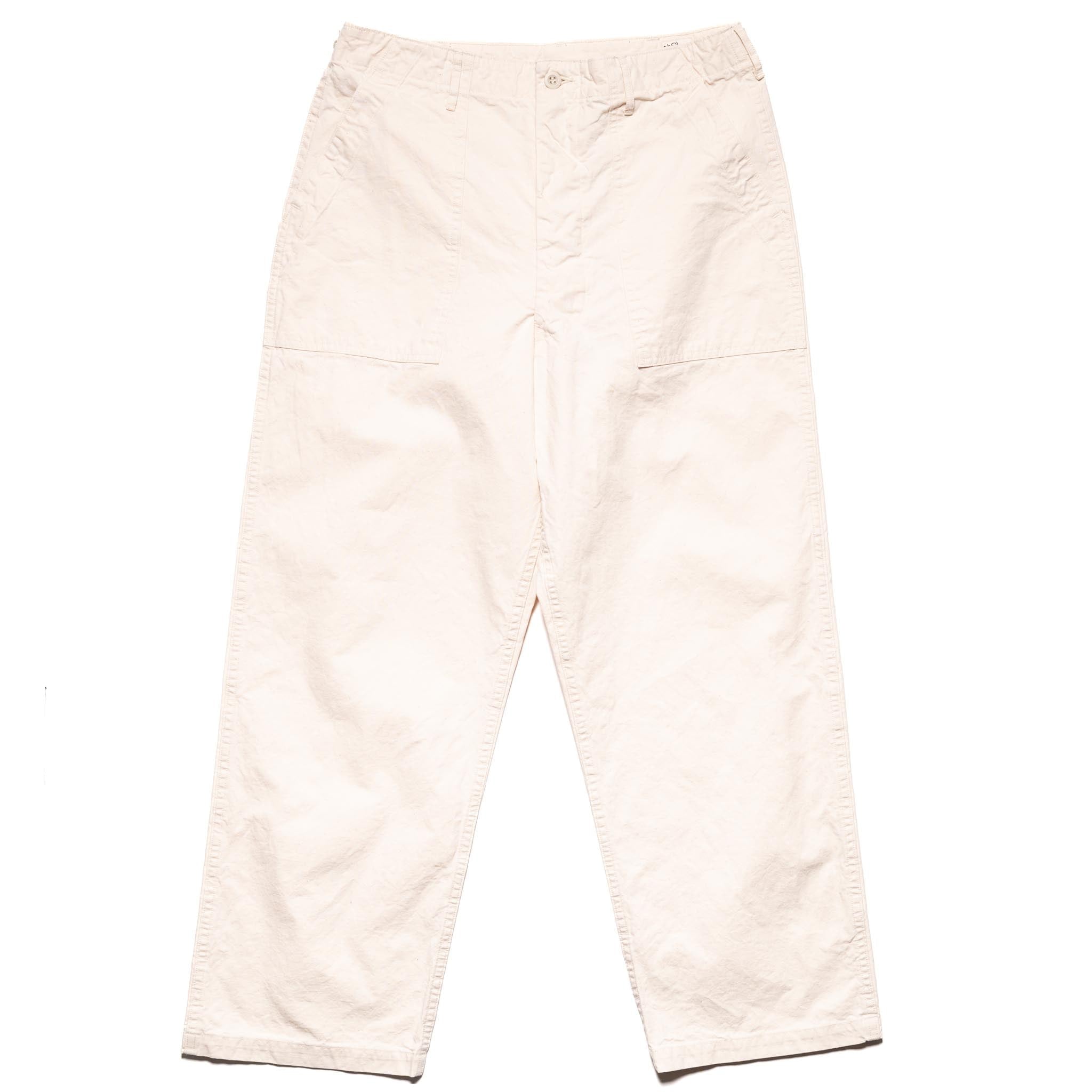 orSlow 01-5103-M66 Summer Fatigue Pants Ecru | BlackBlue