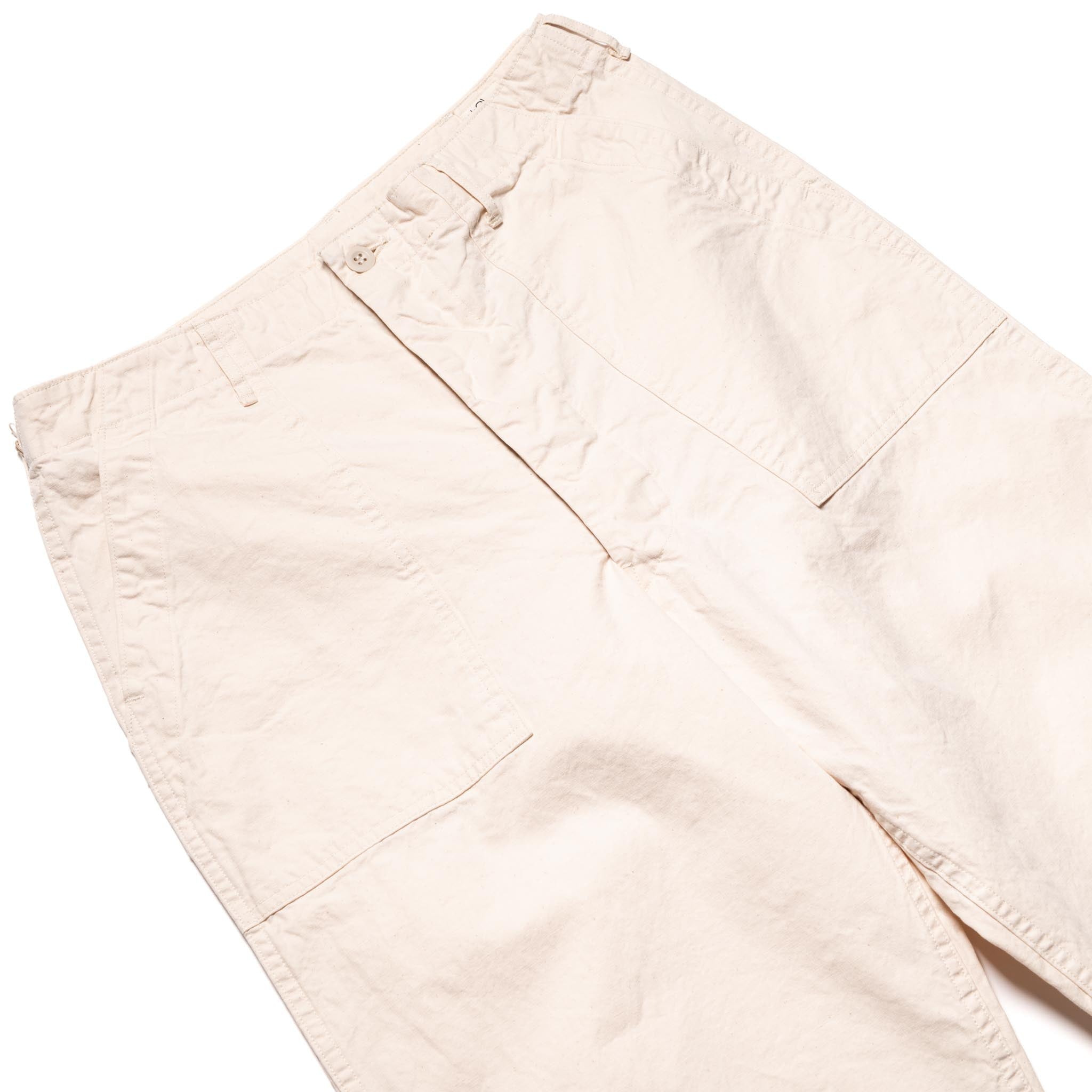 orSlow 01-5103-M66 Summer Fatigue Pants Ecru | BlackBlue