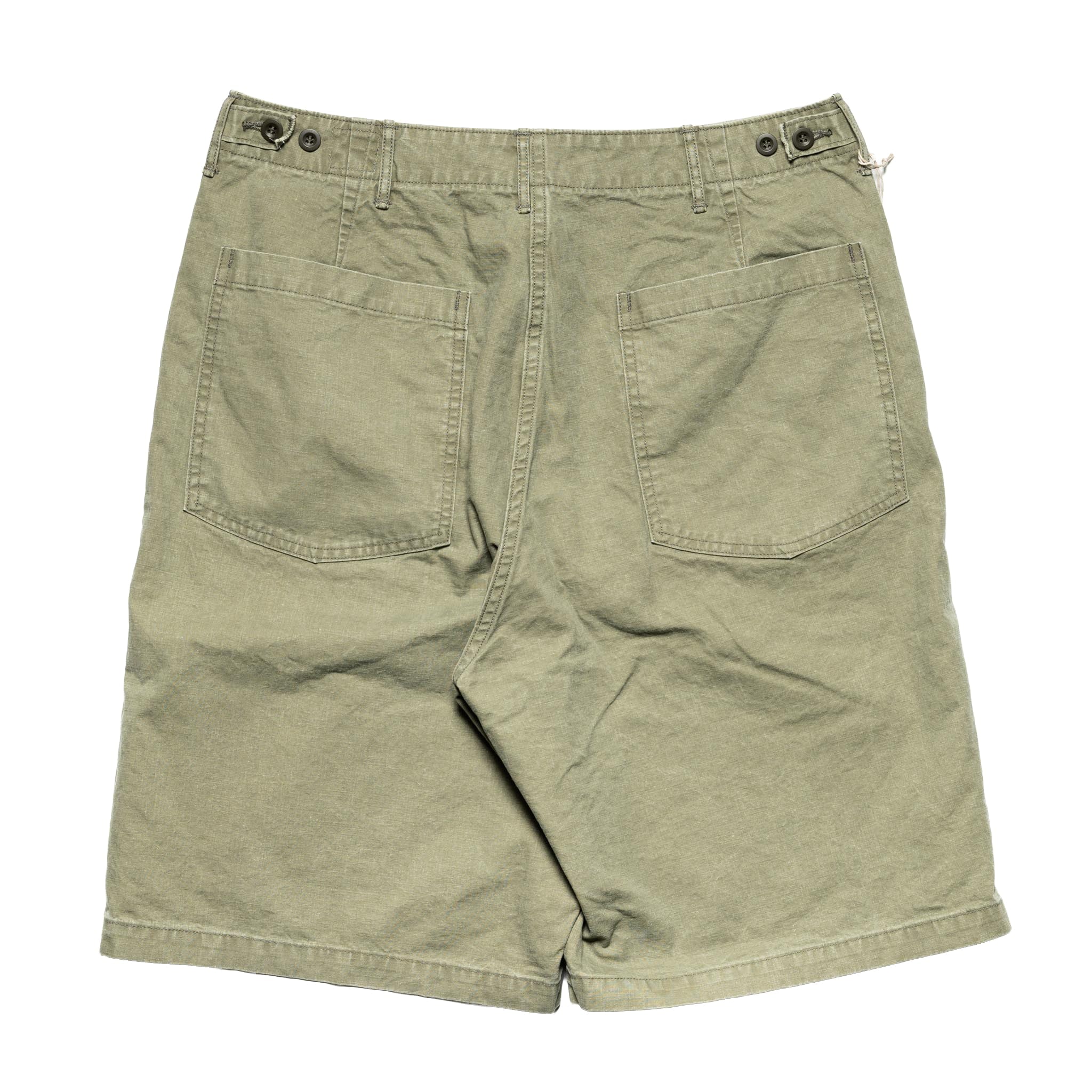orSlow 01-7103-M16 Summer Fatigue Shorts Green | BlackBlue