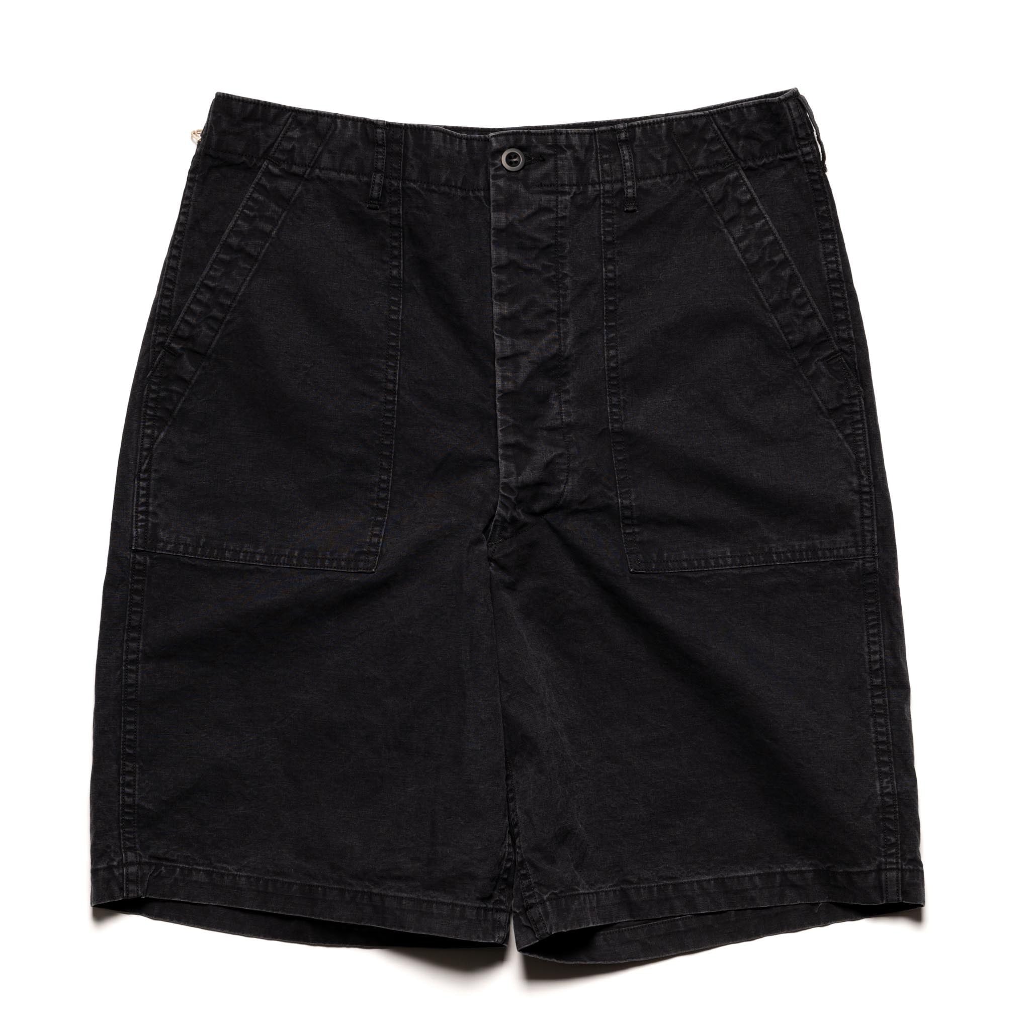 orSlow 01-7103-M61 Summer Fatigue Shorts Black | BlackBlue