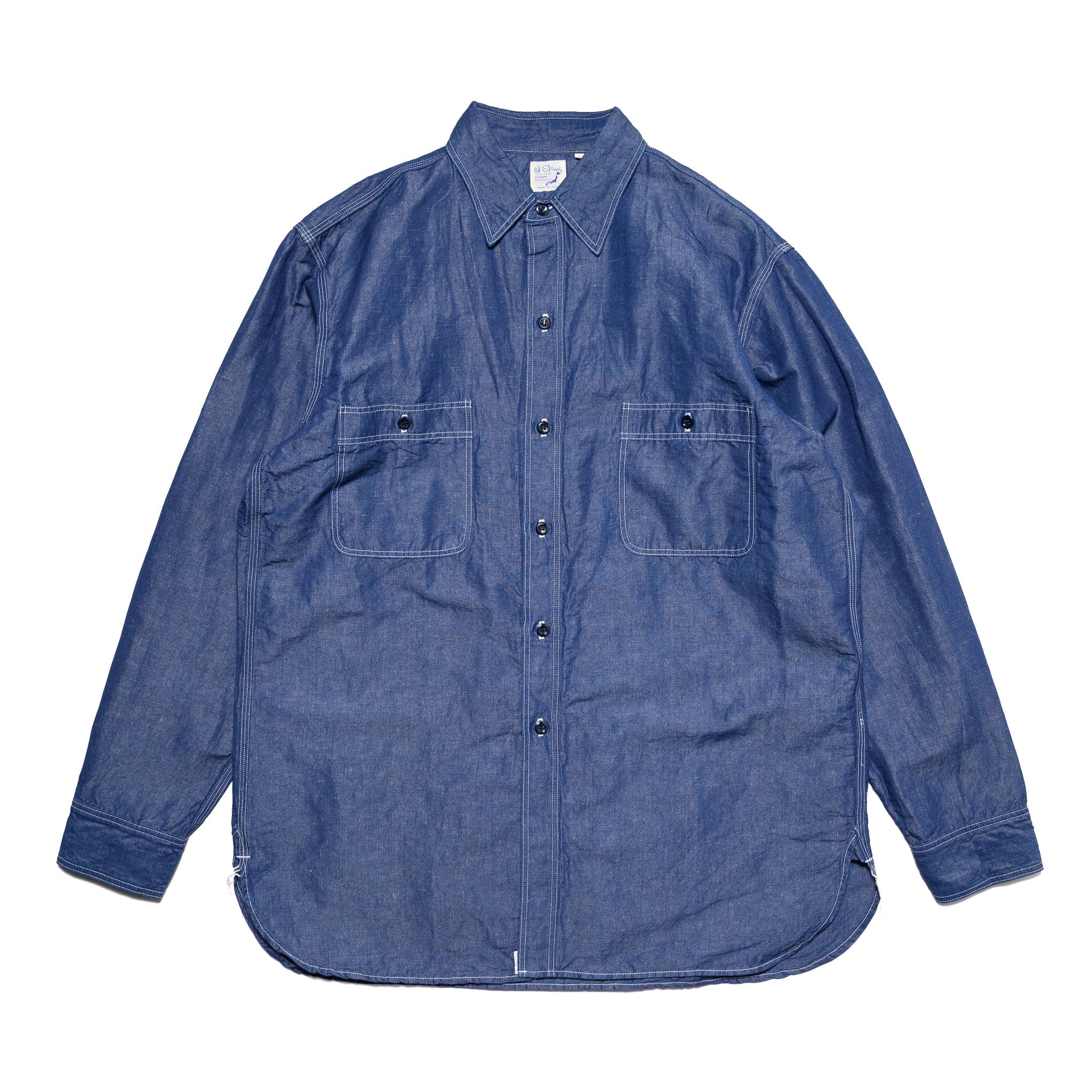 Supima 100/2 Linen Dungaree Work Shirt - One Wash