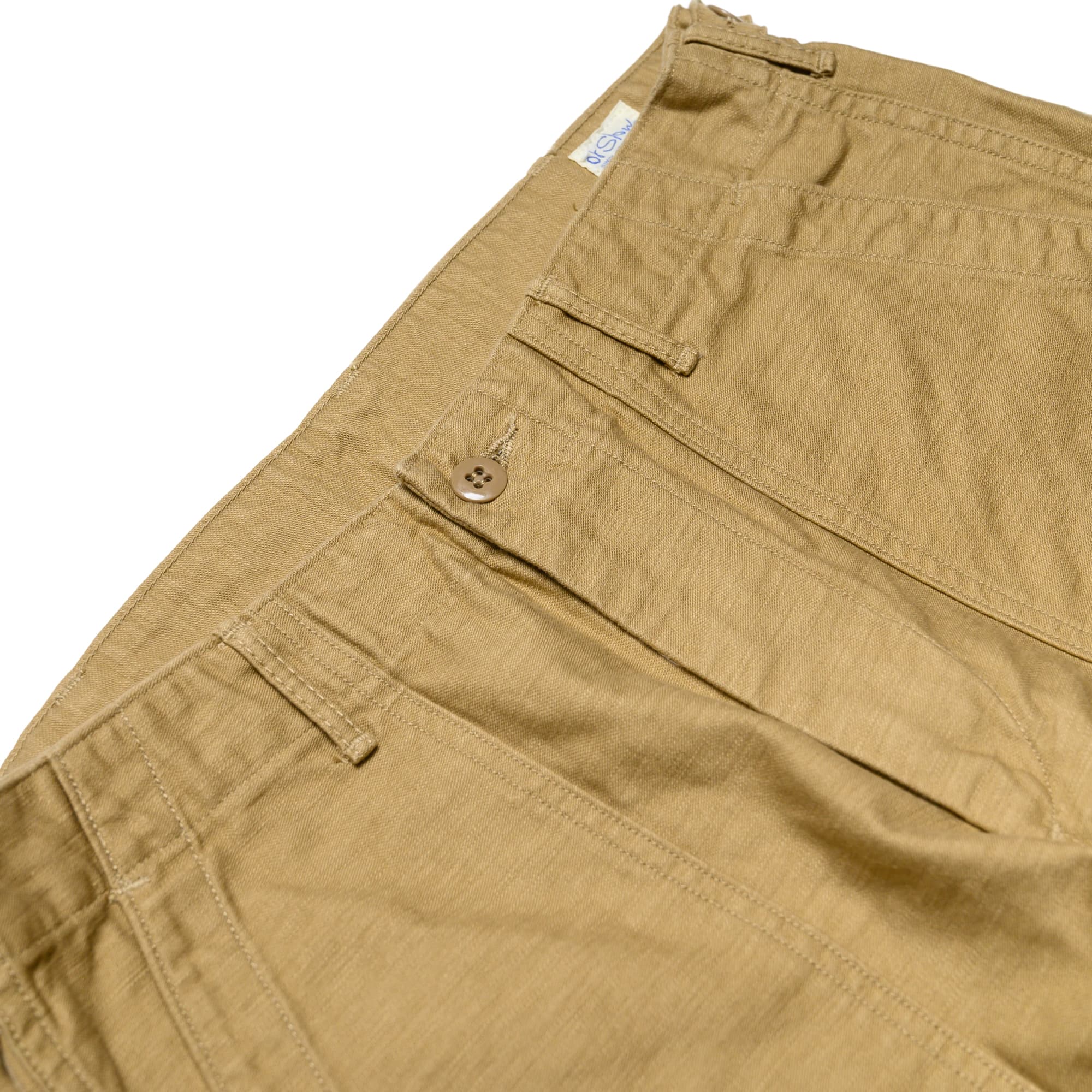 Slim Fit Fatigue Pants - Khaki