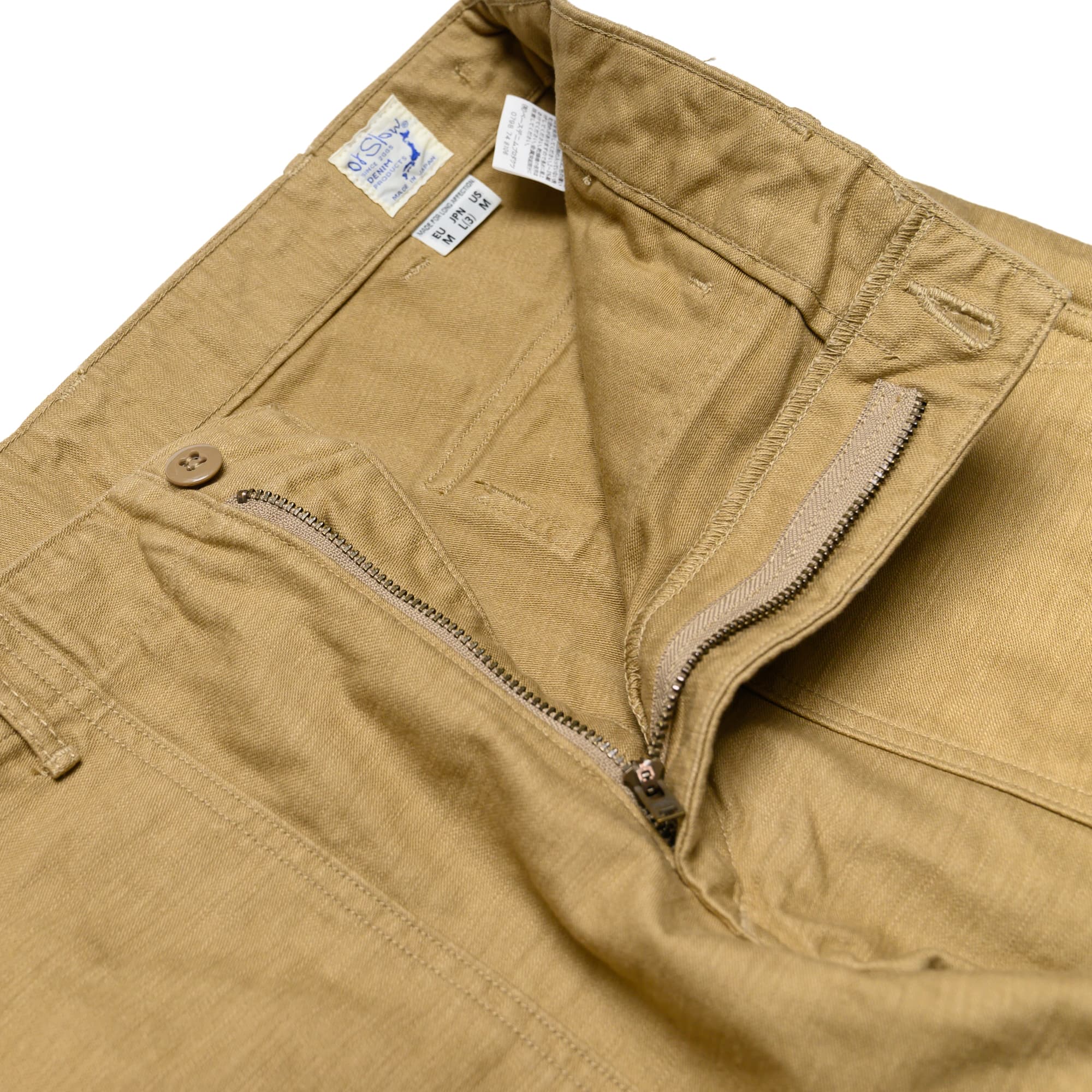 orSlow - Slim Fit Fatigue Pants - Khaki – Withered Fig
