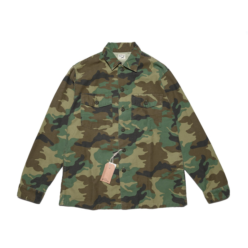 US Army Fatigue Shirt - Woodland Camo