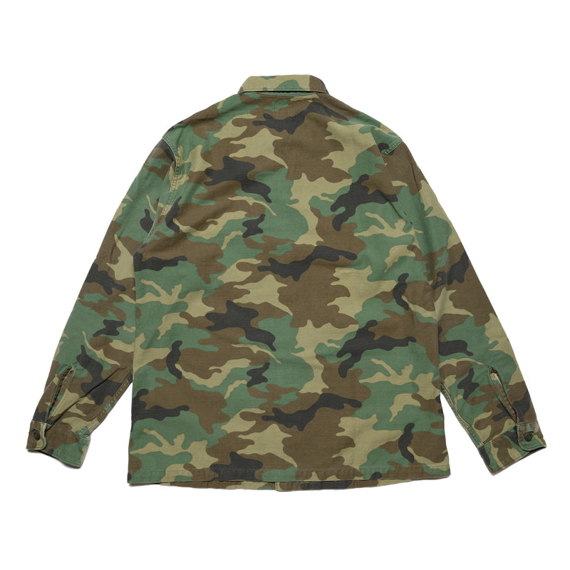 US Army Fatigue Shirt - Woodland Camo