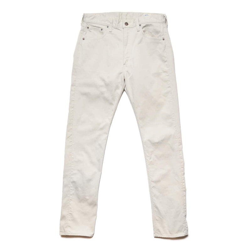 orSlow 107 Cotton Pique Ivy Fit Pants Ivory Front