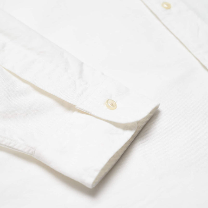 orSlow Standard Oxford White Button Down Shirt White Cuff
