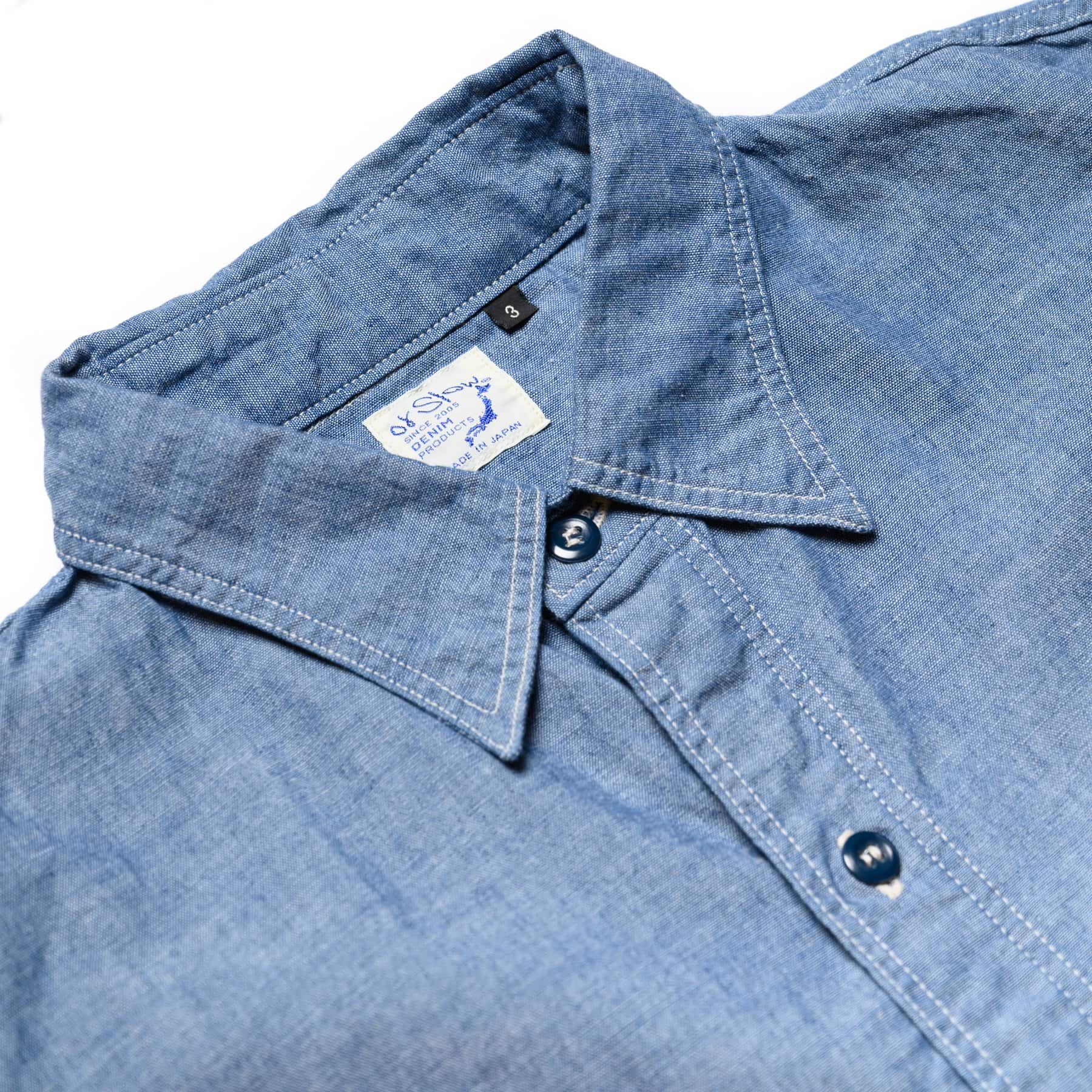 Short Sleeve Chambray Work Shirt - Chambray