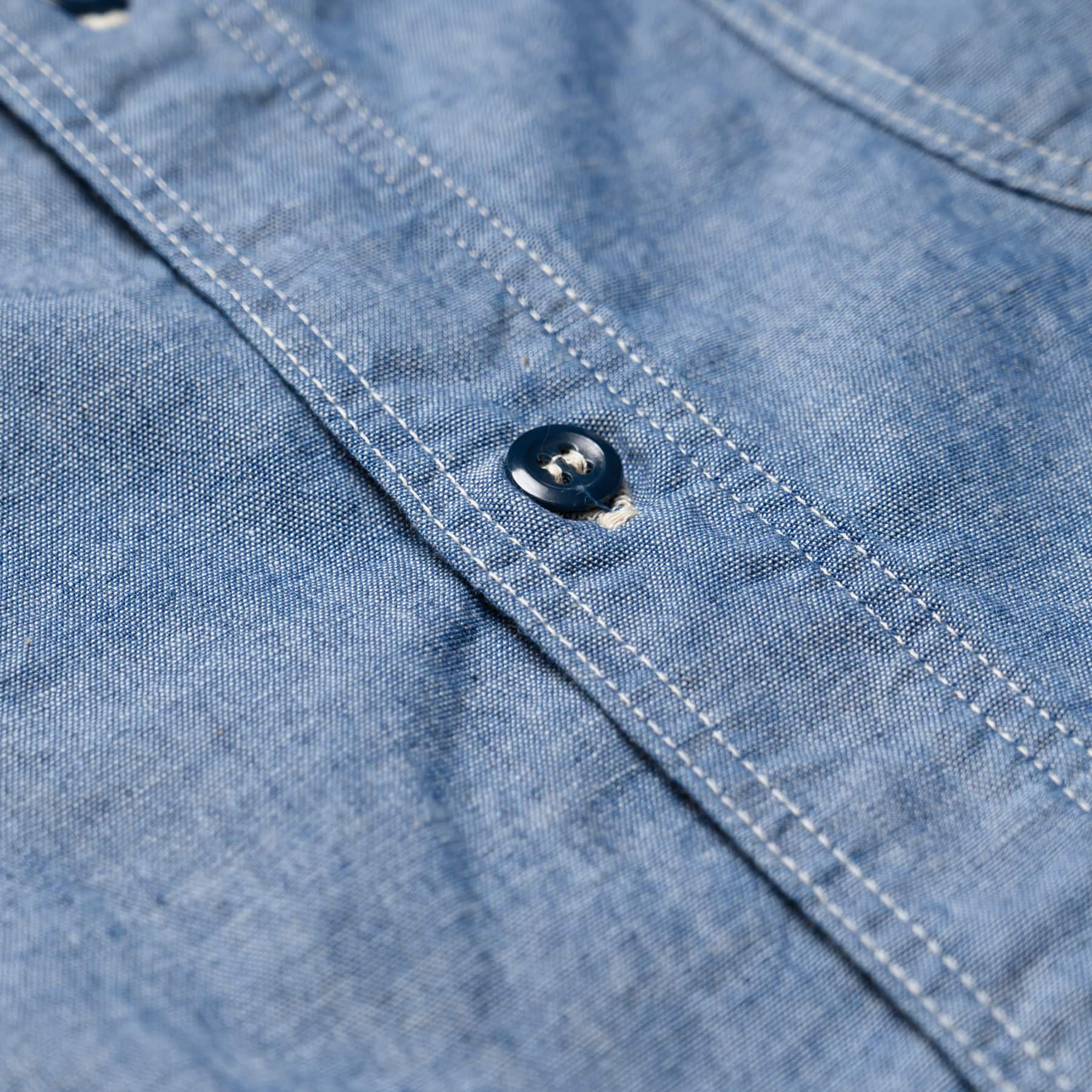 Short Sleeve Chambray Work Shirt - Chambray