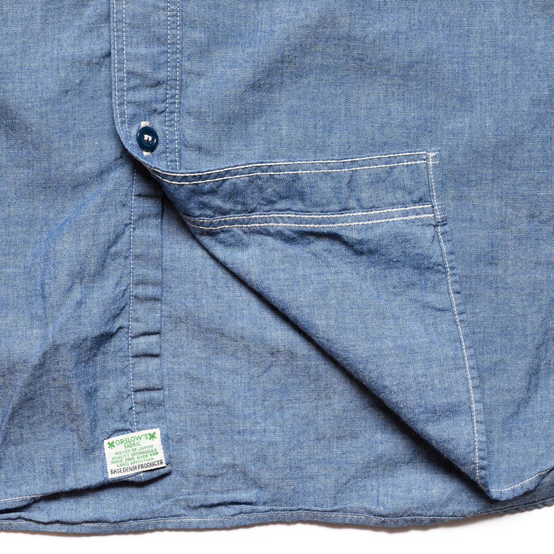 Short Sleeve Chambray Work Shirt - Chambray